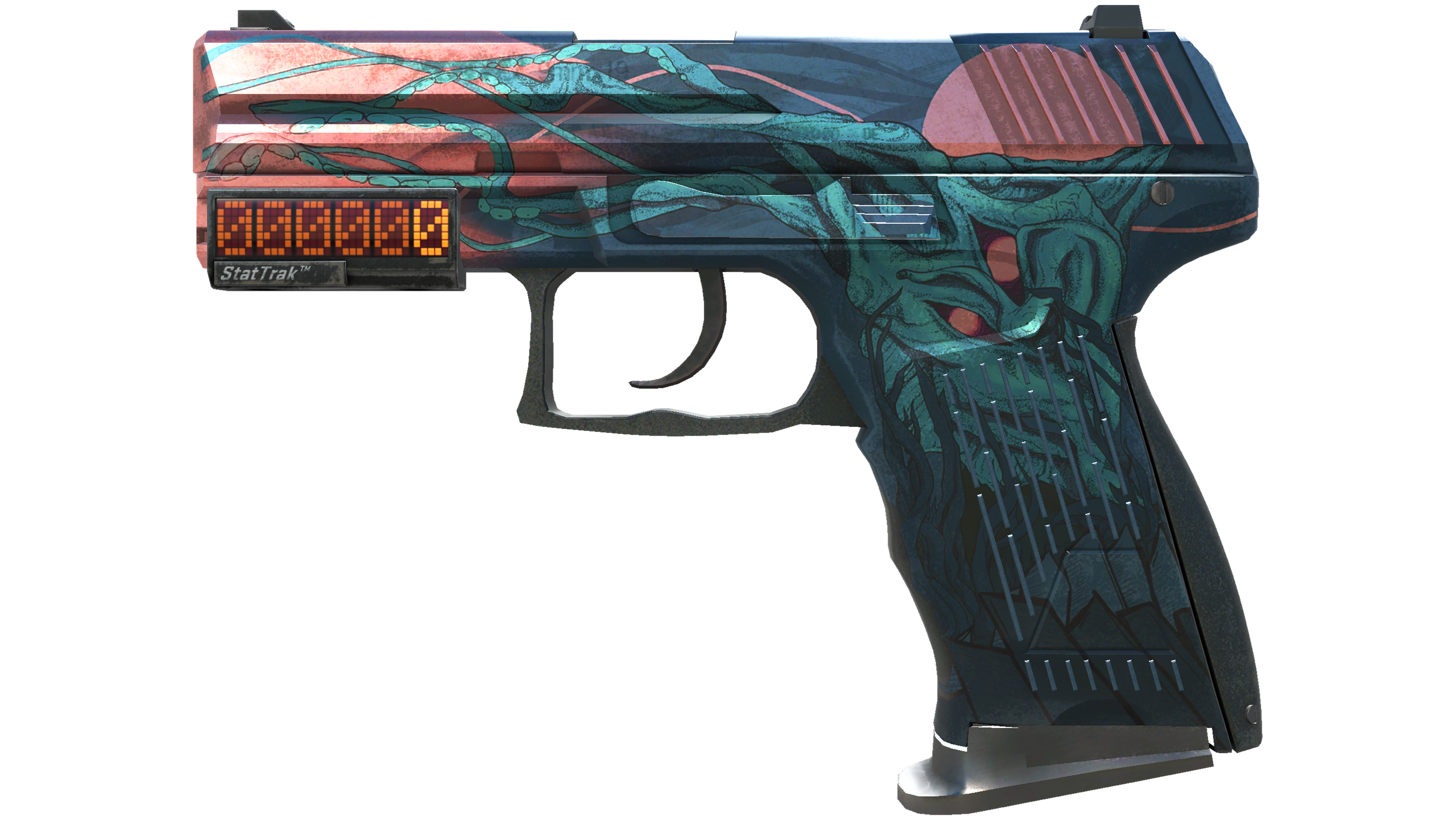 StatTrak™ P2000 | Gnarled (Well-Worn)