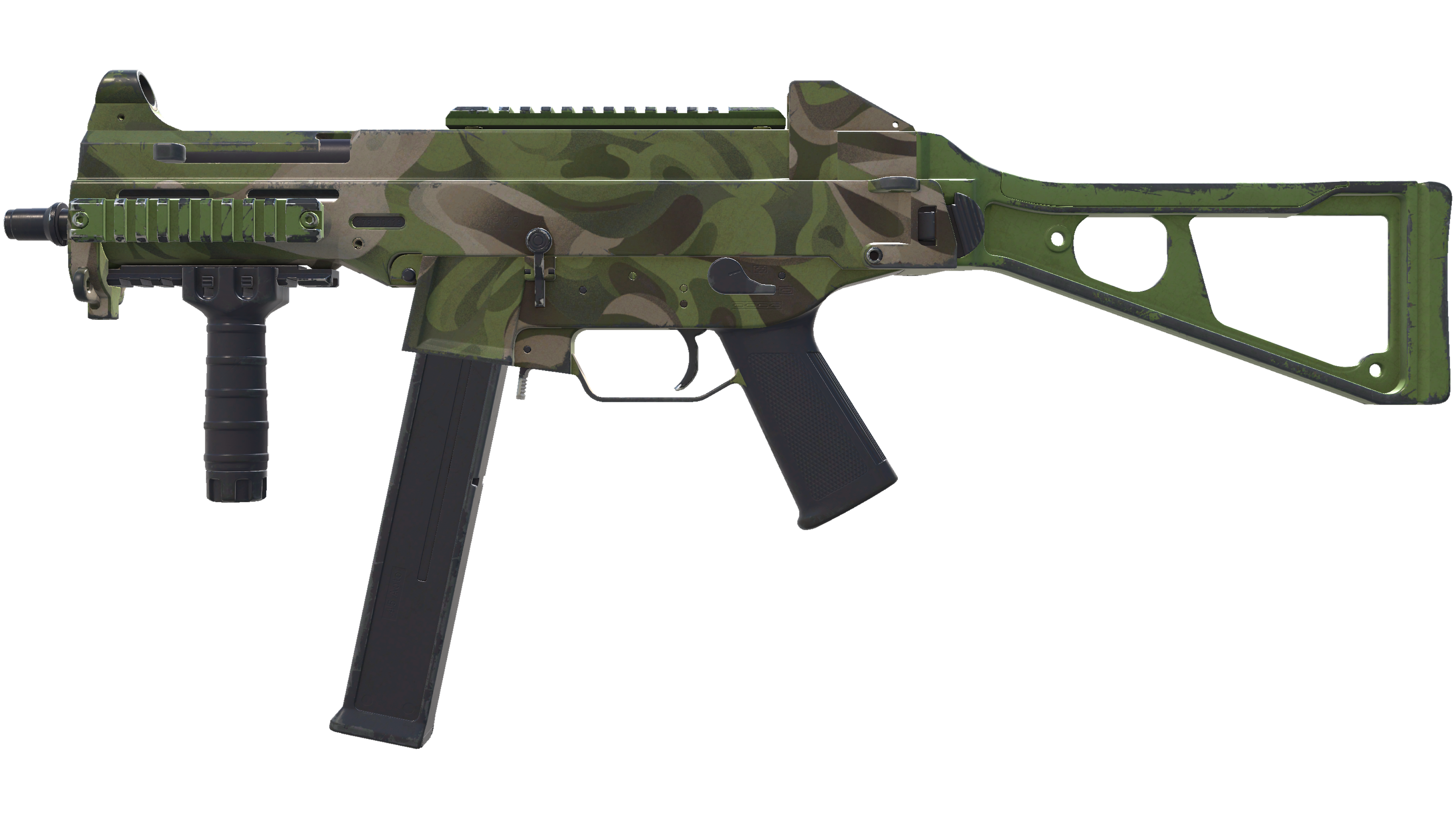 UMP-45 | Green Swirl (Field-Tested)
