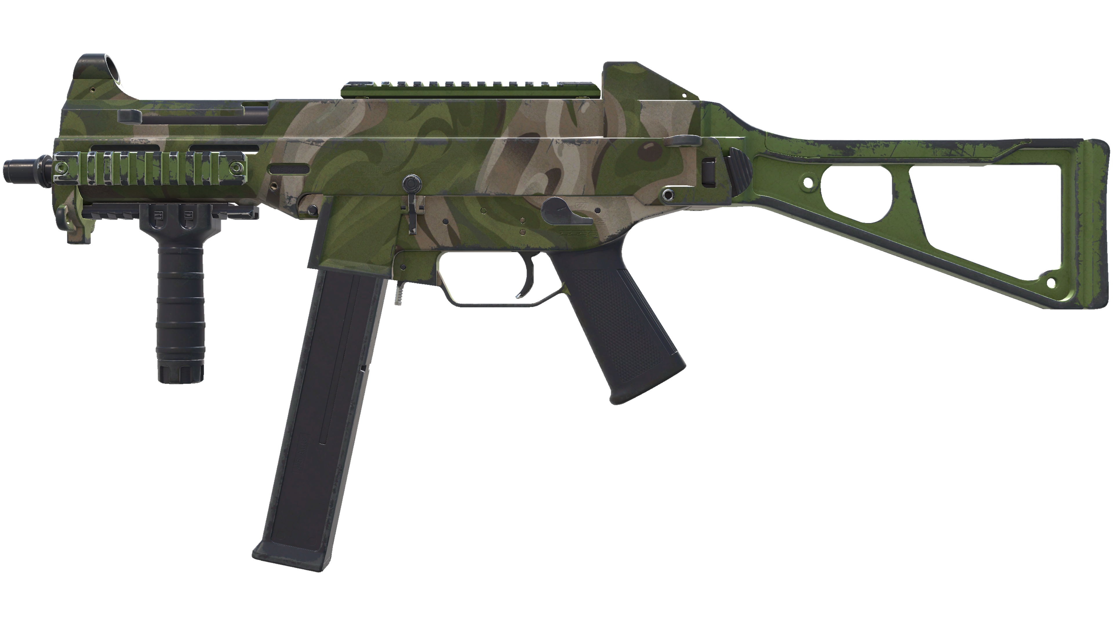 UMP-45 | Green Swirl (Field-Tested)
