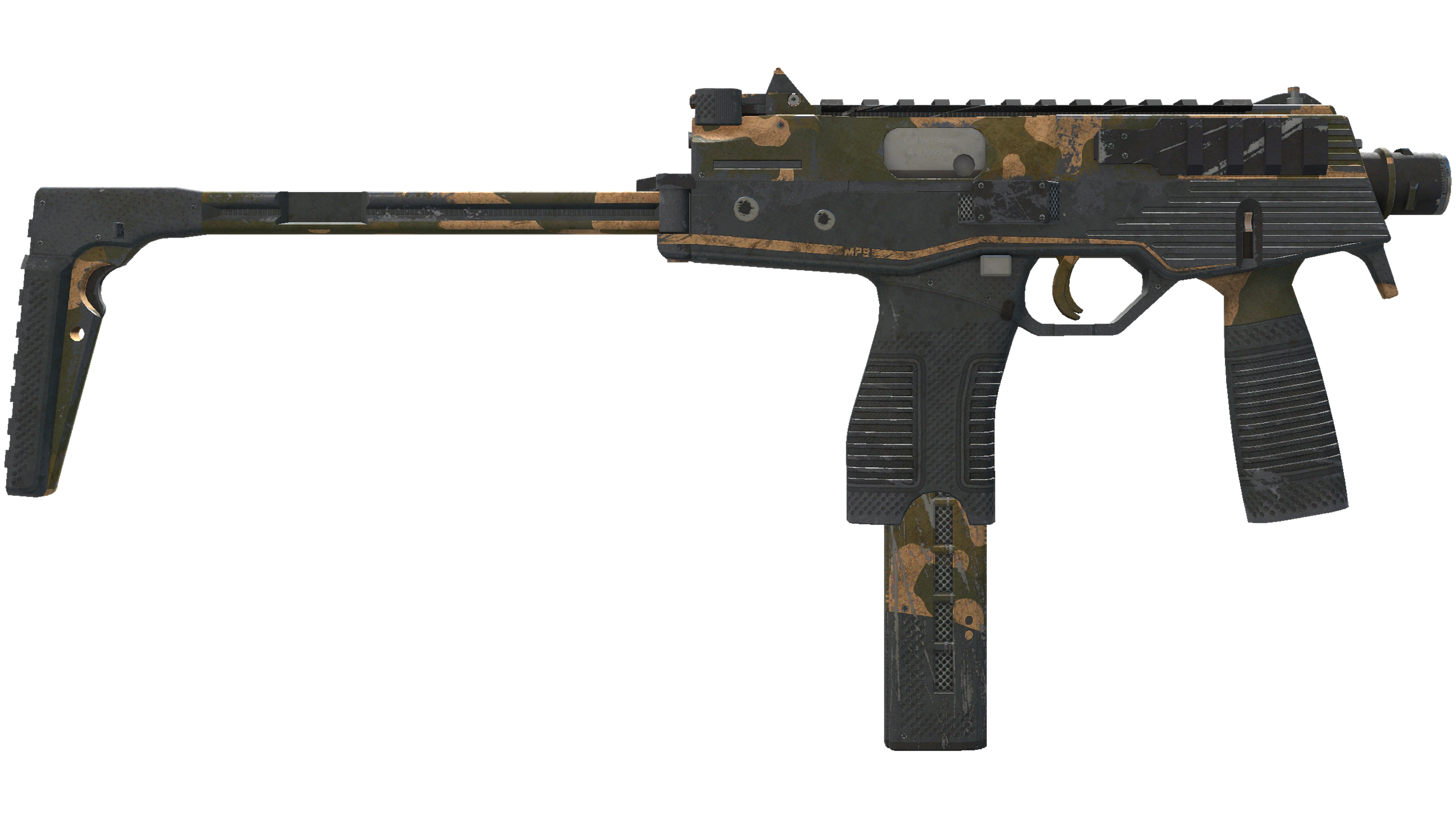StatTrak™ MP9 | Black Sand (Battle-Scarred) thumbnail