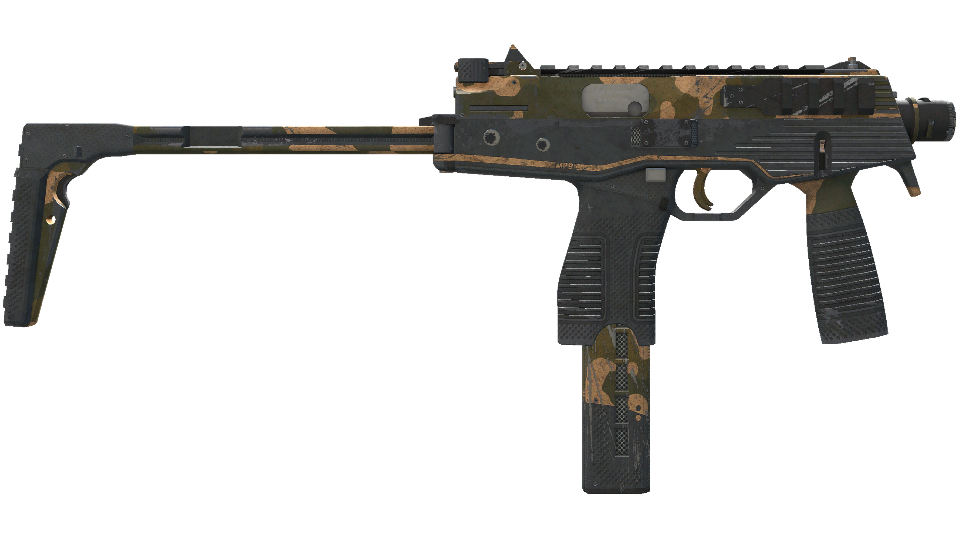 StatTrak™ MP9 | Black Sand (Battle-Scarred) thumbnail