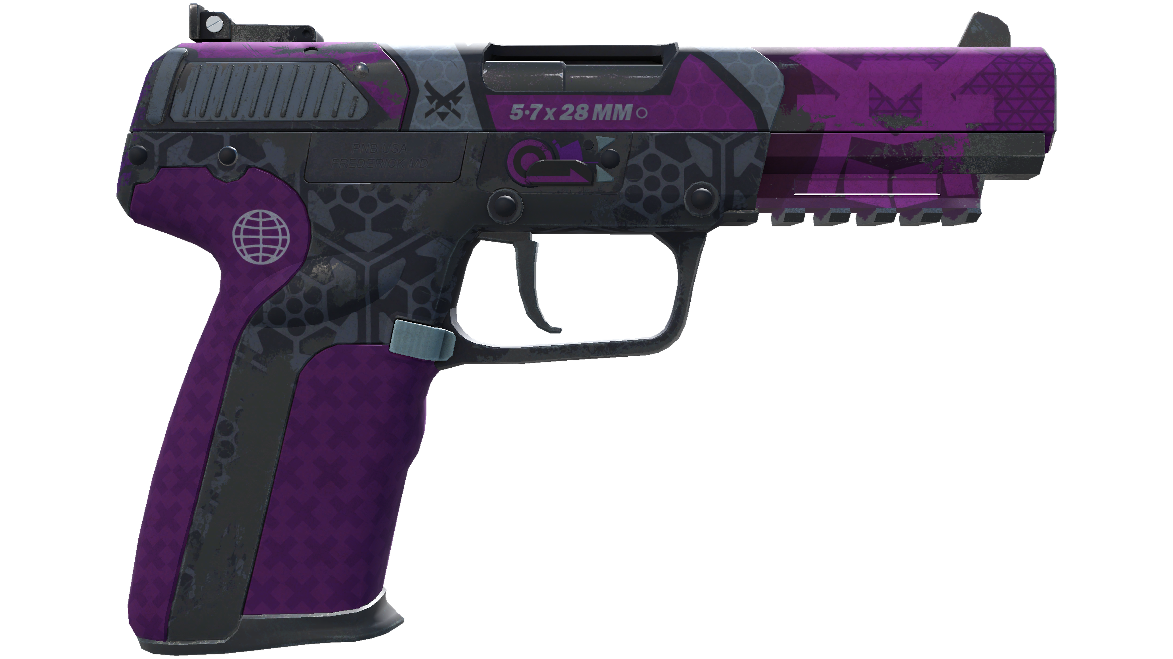 Five-SeveN | Violent Daimyo (Well-Worn) thumbnail