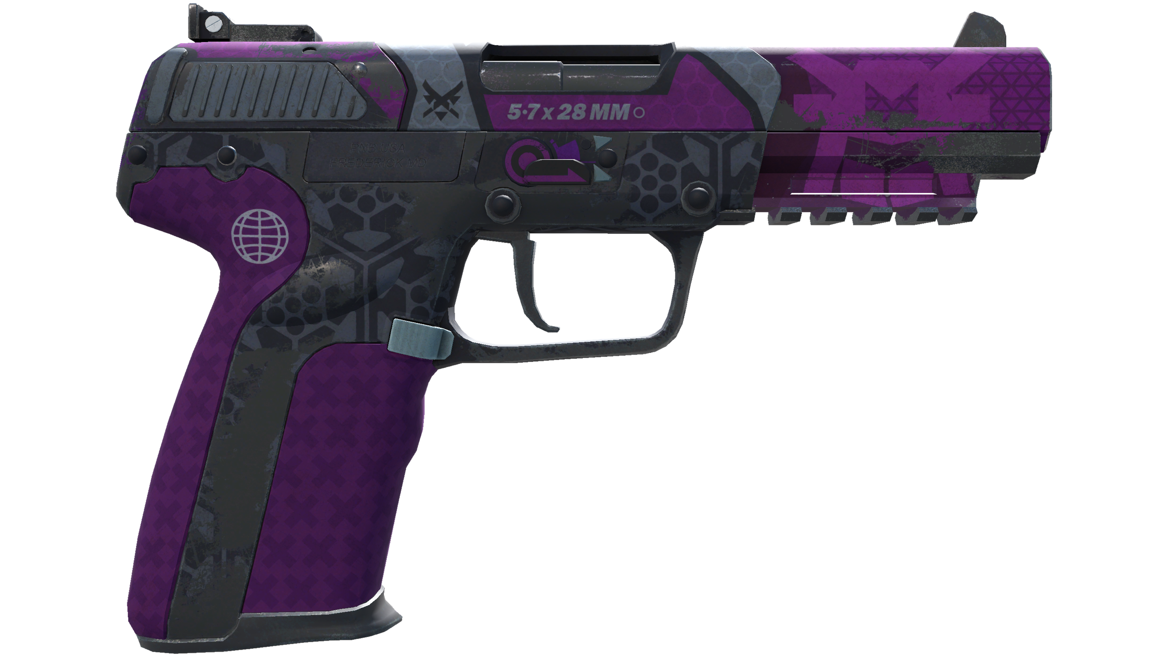 Five-SeveN | Violent Daimyo (Well-Worn) thumbnail
