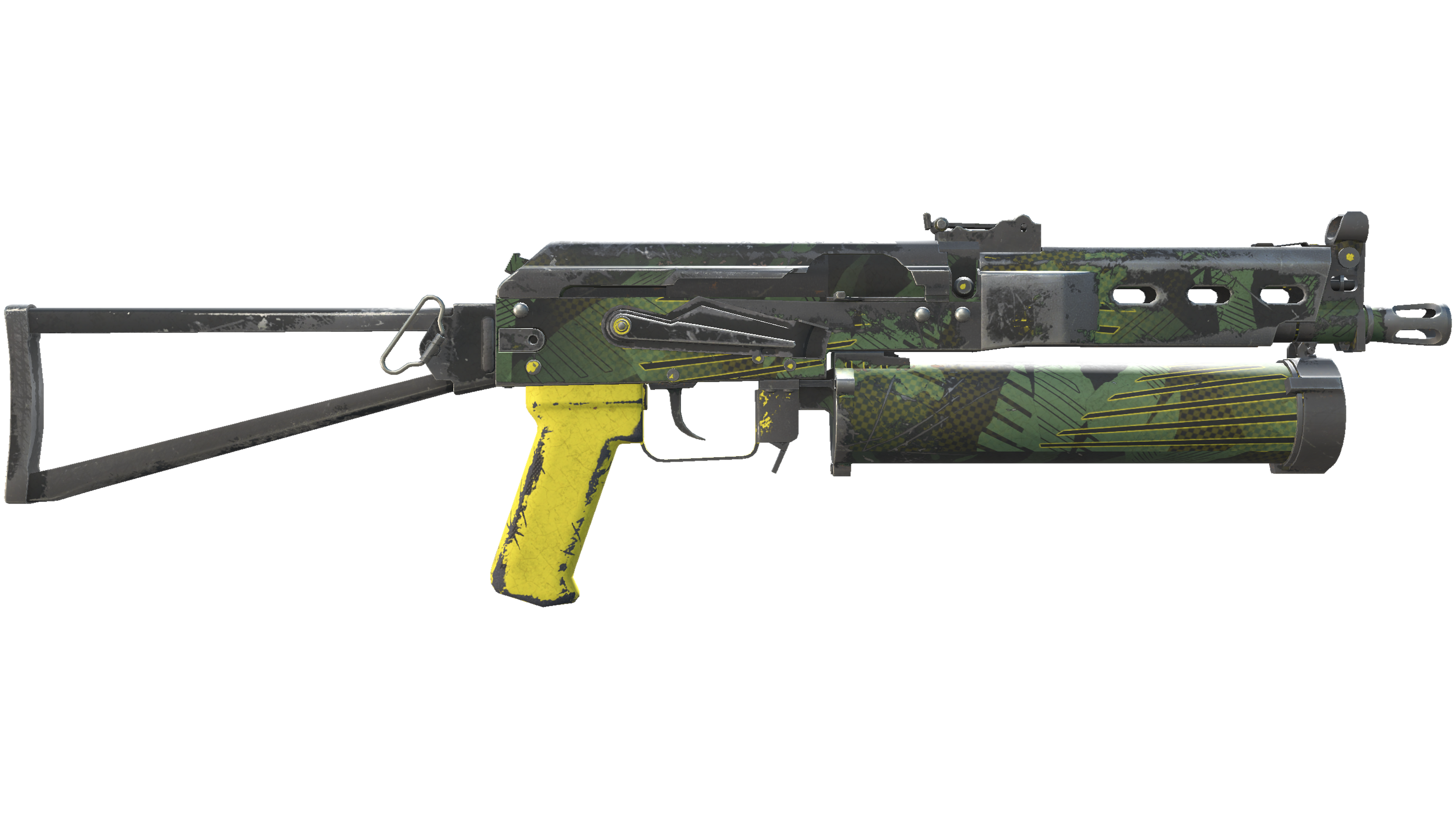 StatTrak™ PP-Bizon | Jungle Slipstream (Well-Worn) thumbnail