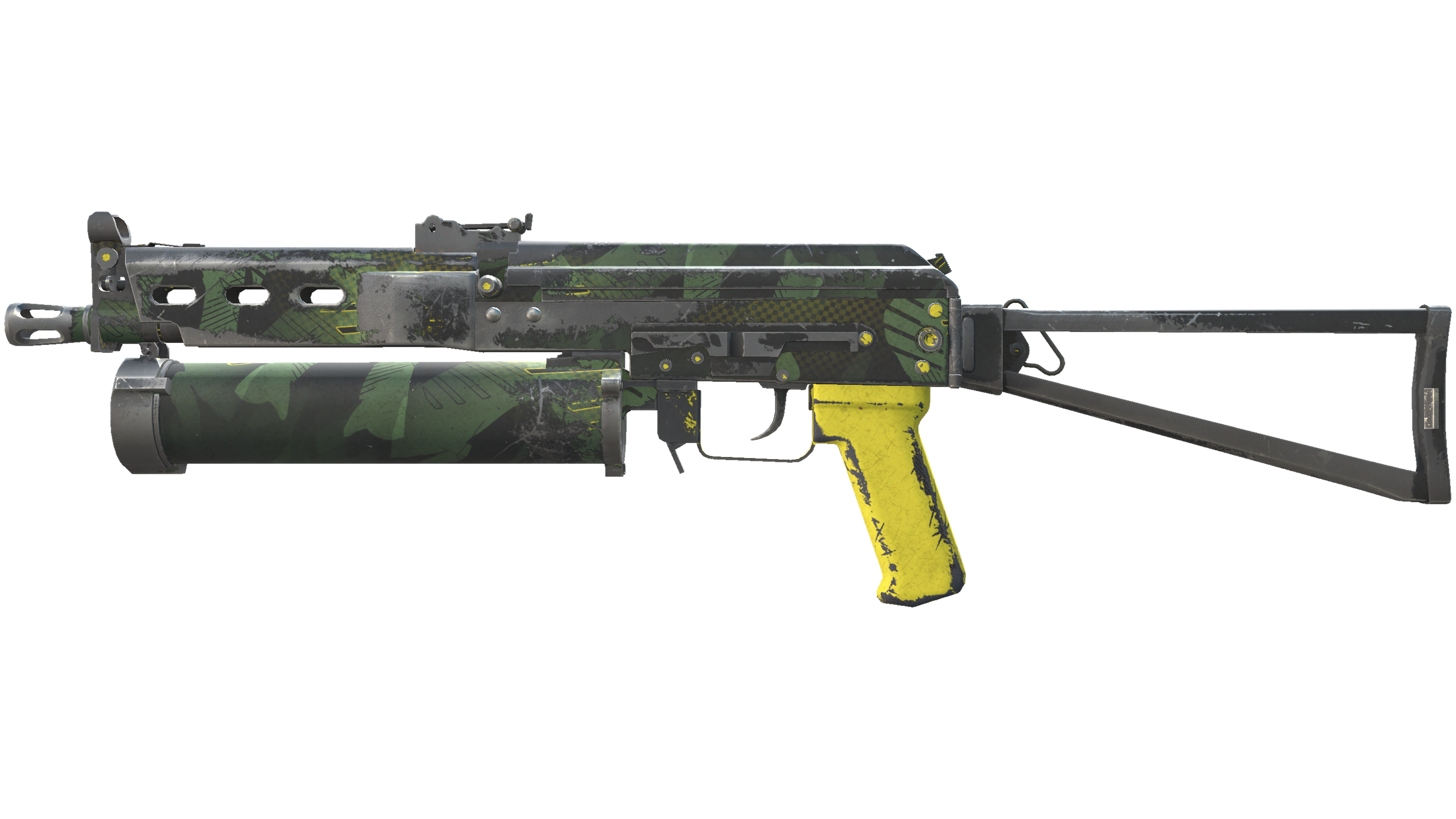 StatTrak™ PP-Bizon | Jungle Slipstream (Well-Worn)