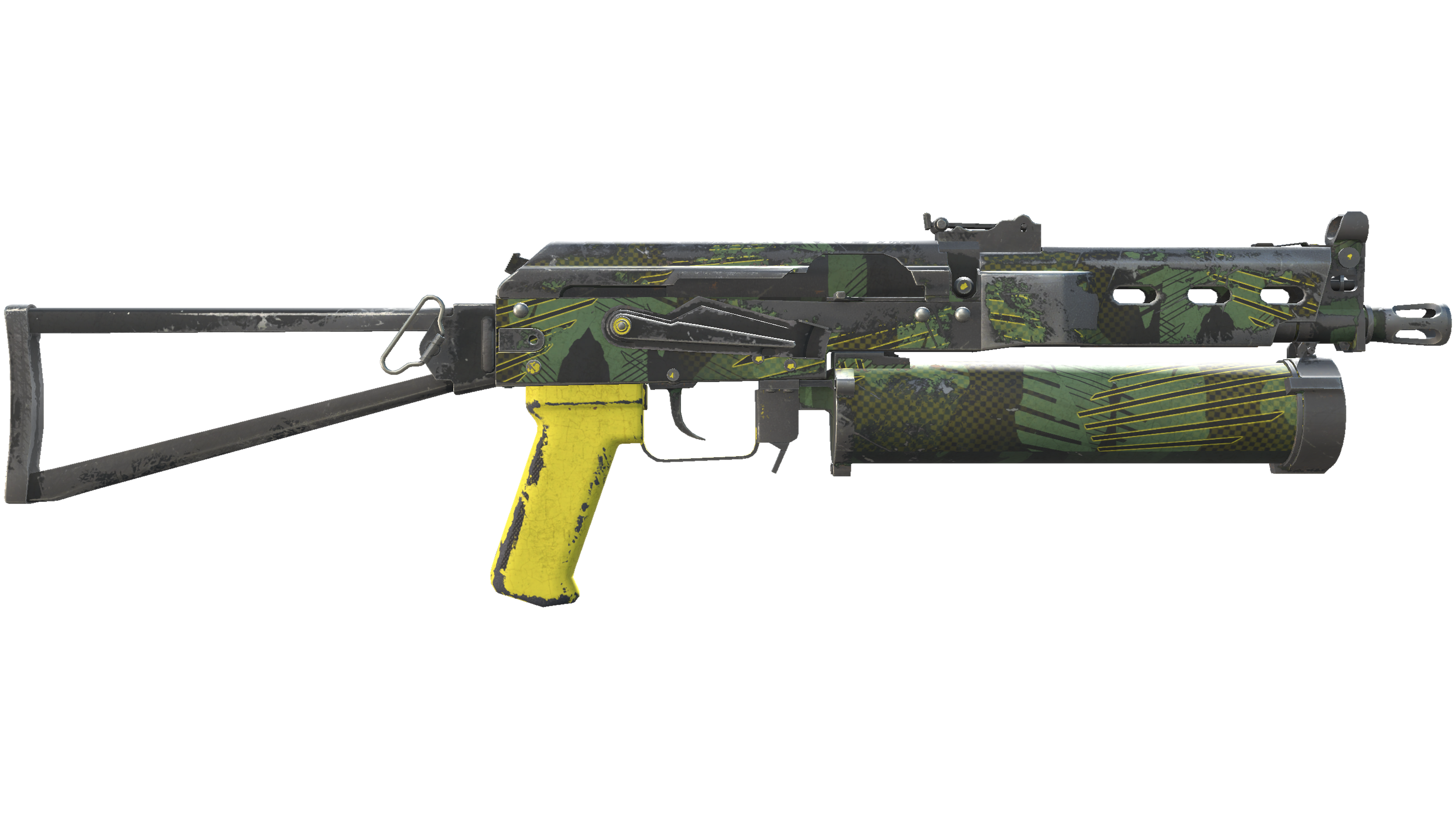 StatTrak™ PP-Bizon | Jungle Slipstream (Well-Worn) thumbnail