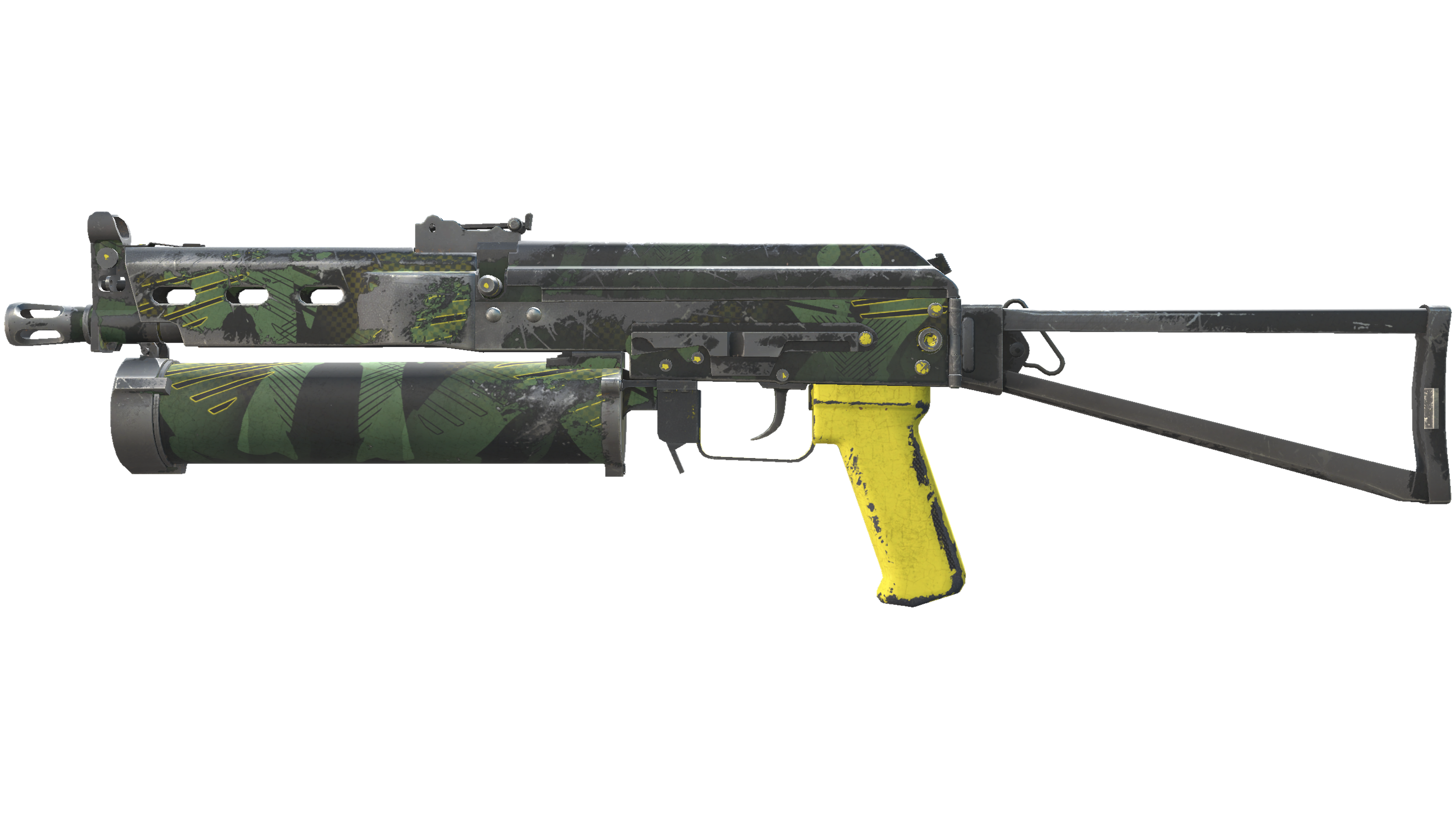 StatTrak™ PP-Bizon | Jungle Slipstream (Well-Worn) thumbnail
