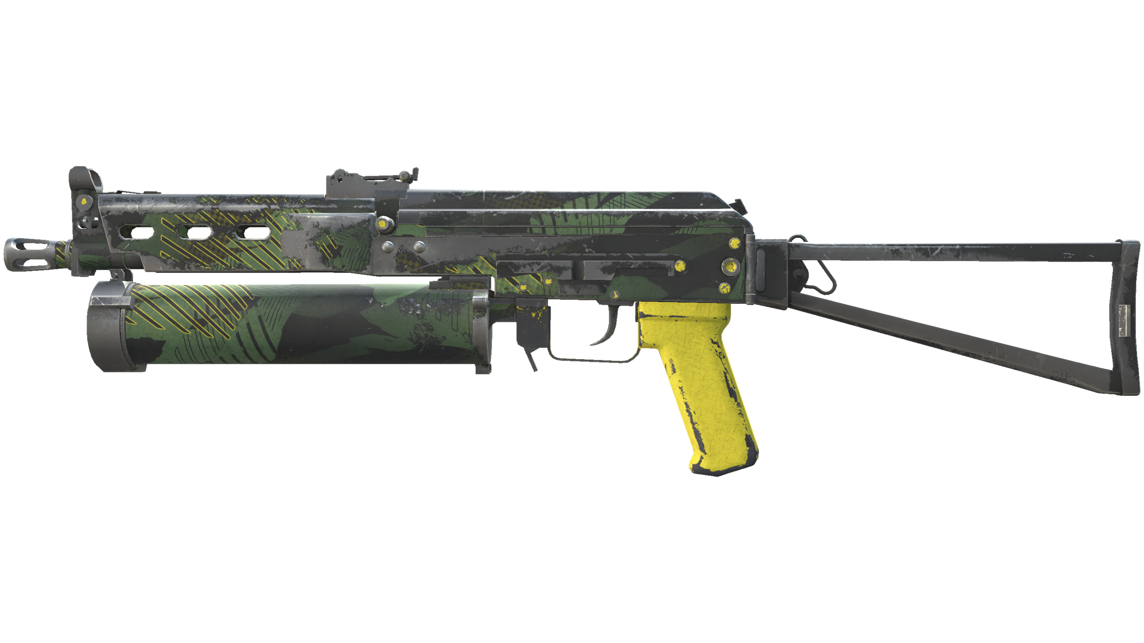 StatTrak™ PP-Bizon | Jungle Slipstream (Well-Worn)