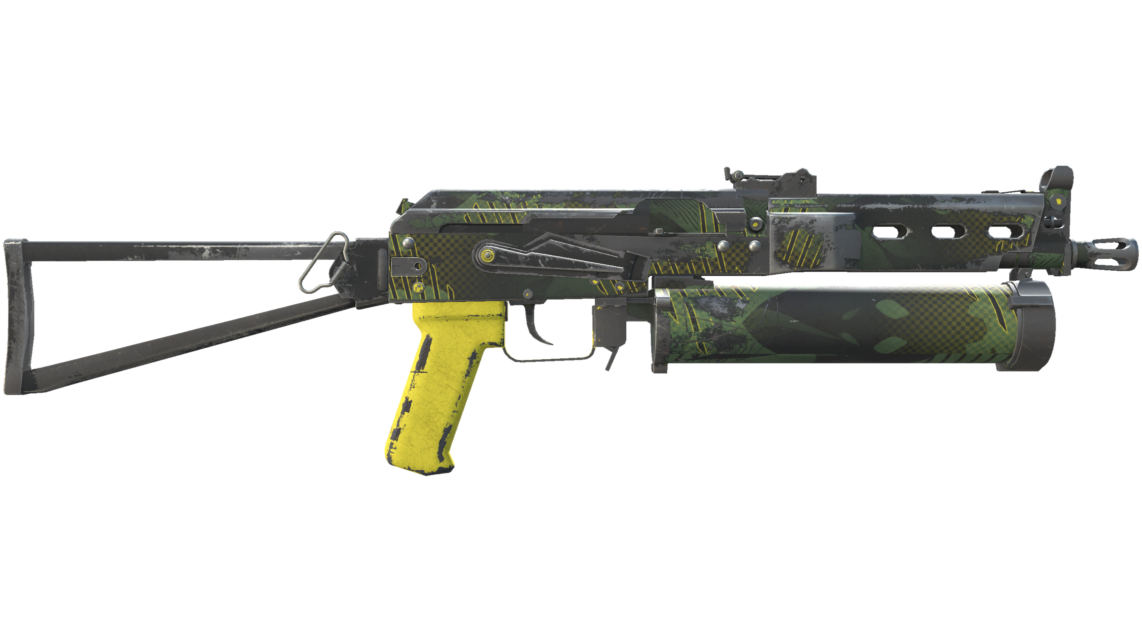 Vorschau von StatTrak™ PP-Bizon | Jungle Slipstream (Well-Worn)