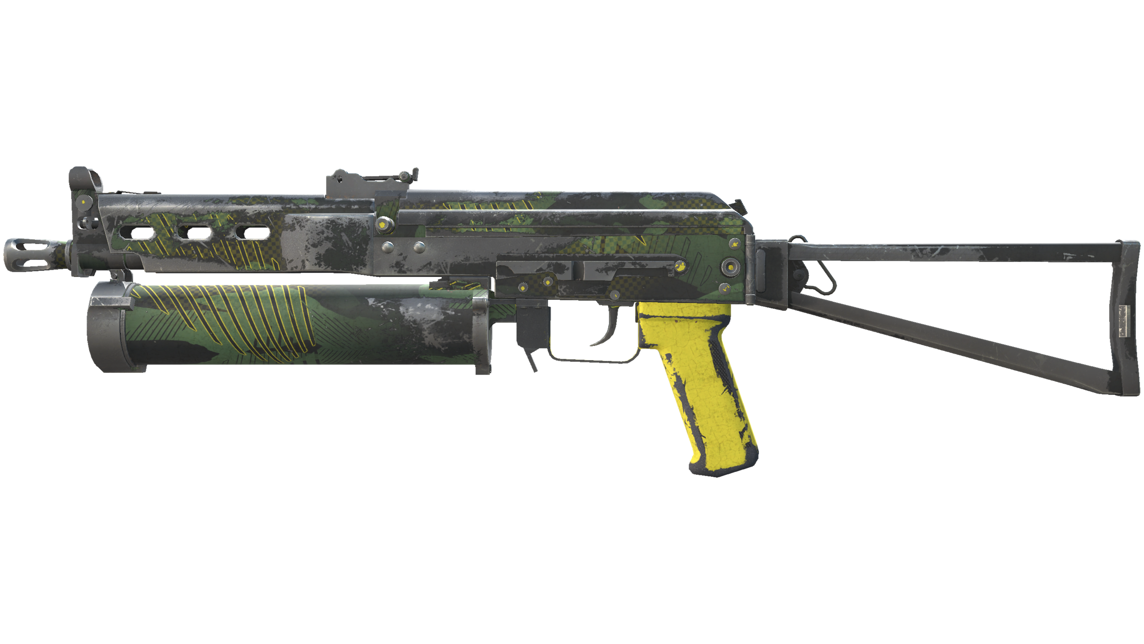 StatTrak™ PP-Bizon | Jungle Slipstream (Well-Worn)