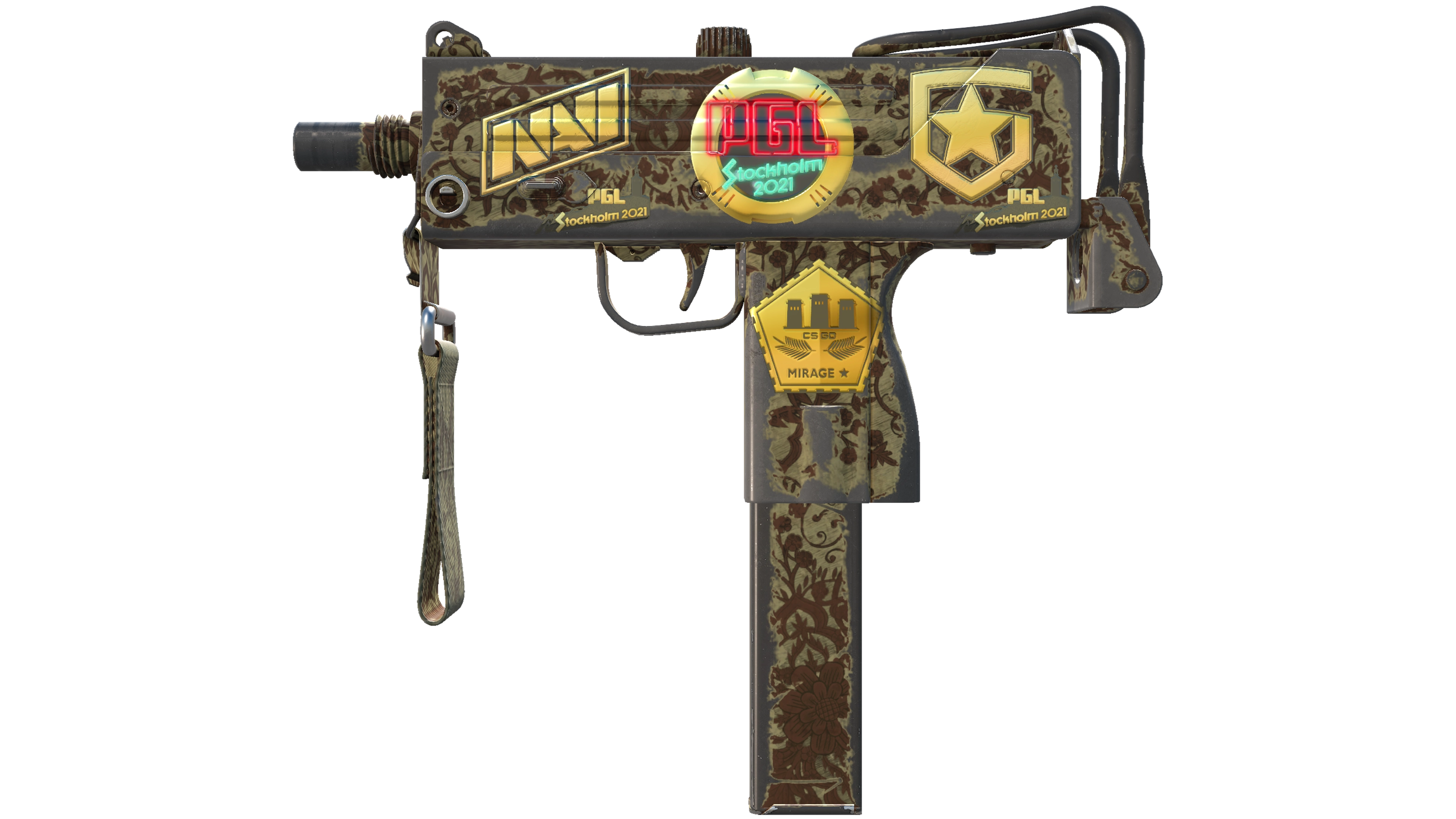 Souvenir MAC-10 | Sienna Damask (Battle-Scarred)