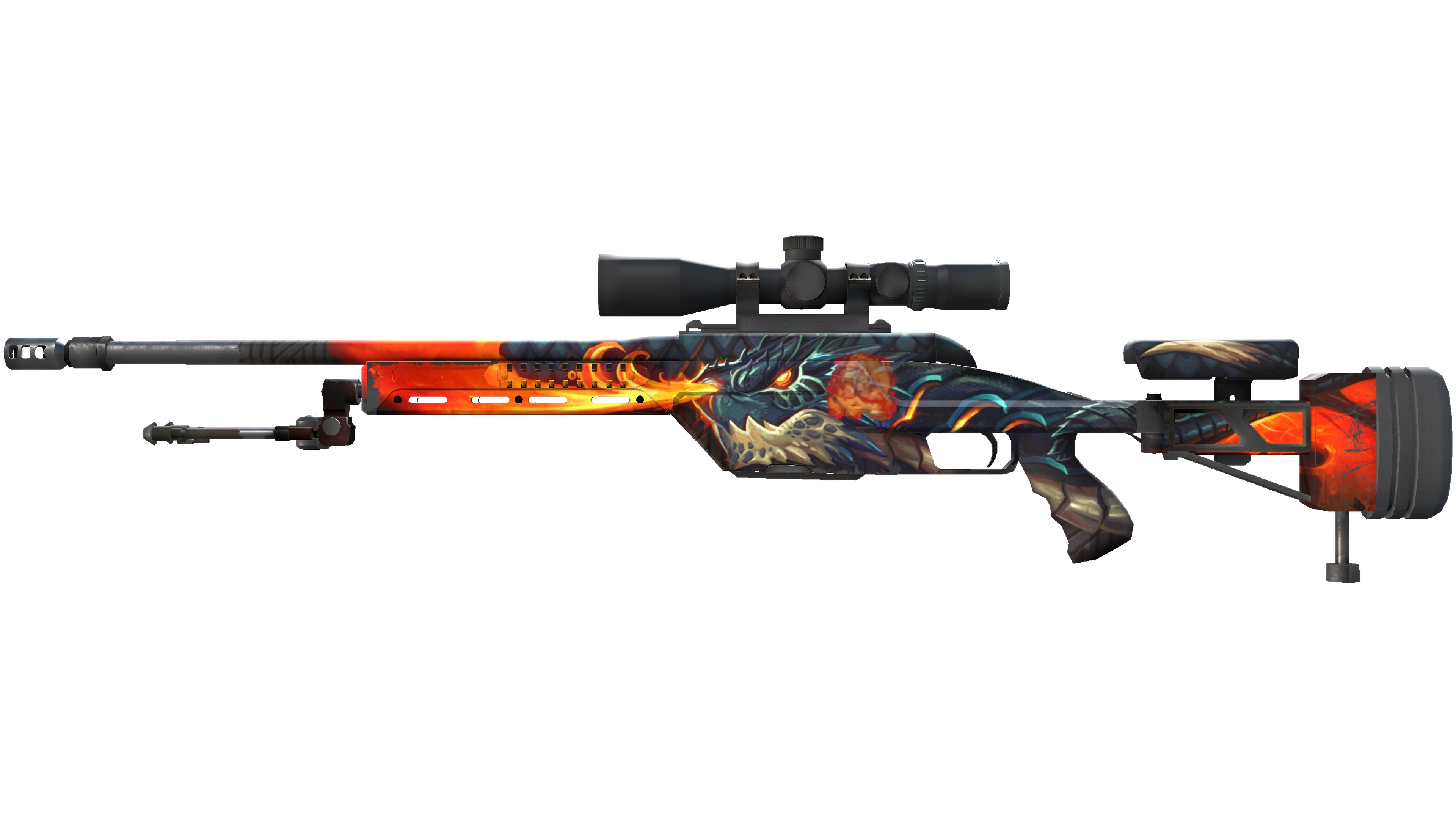 SSG 08 | Dragonfire (Field-Tested)