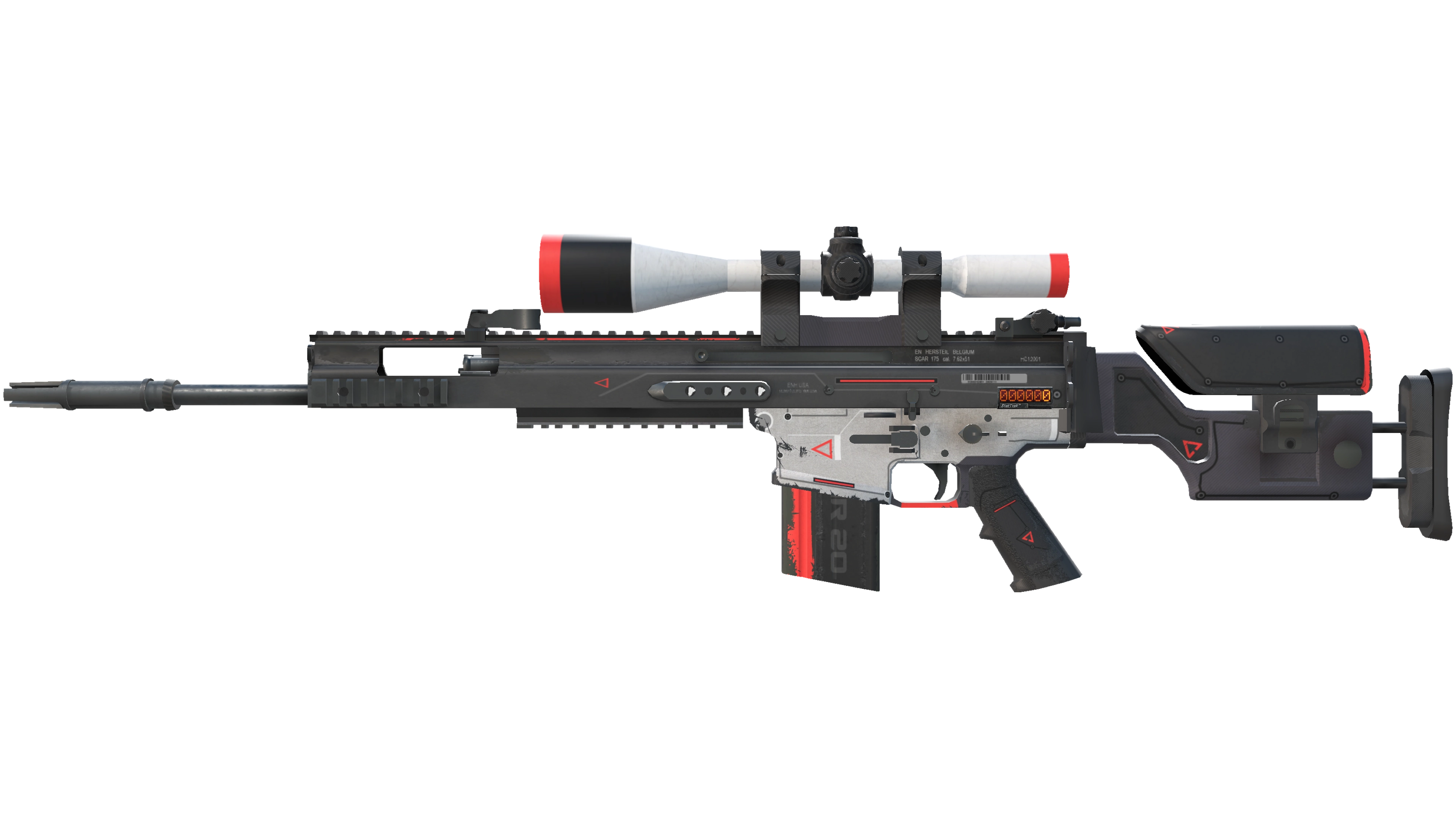 StatTrak™ SCAR-20 | Cyrex (Minimal Wear)