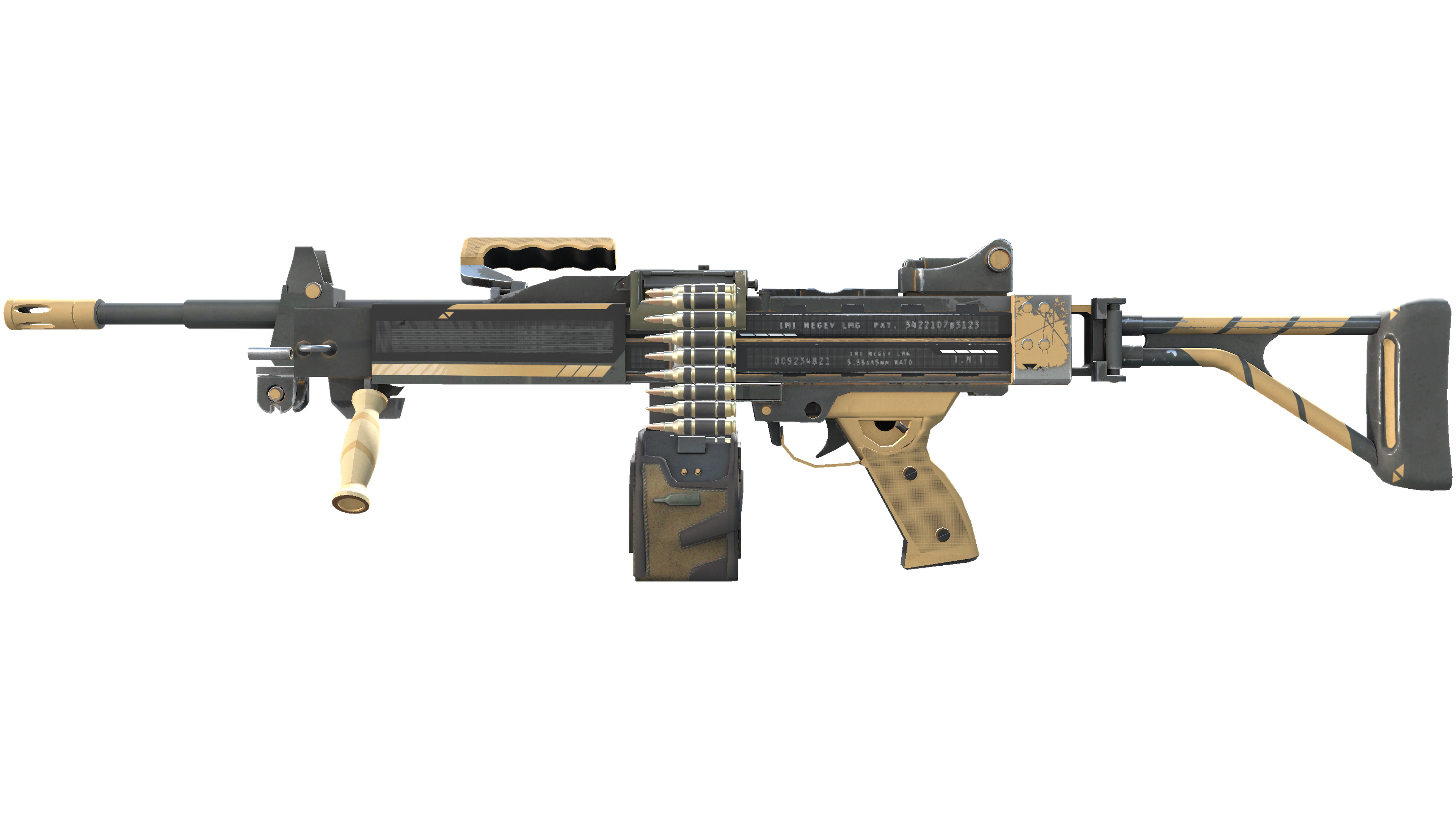Negev | Desert-Strike (Minimal Wear)