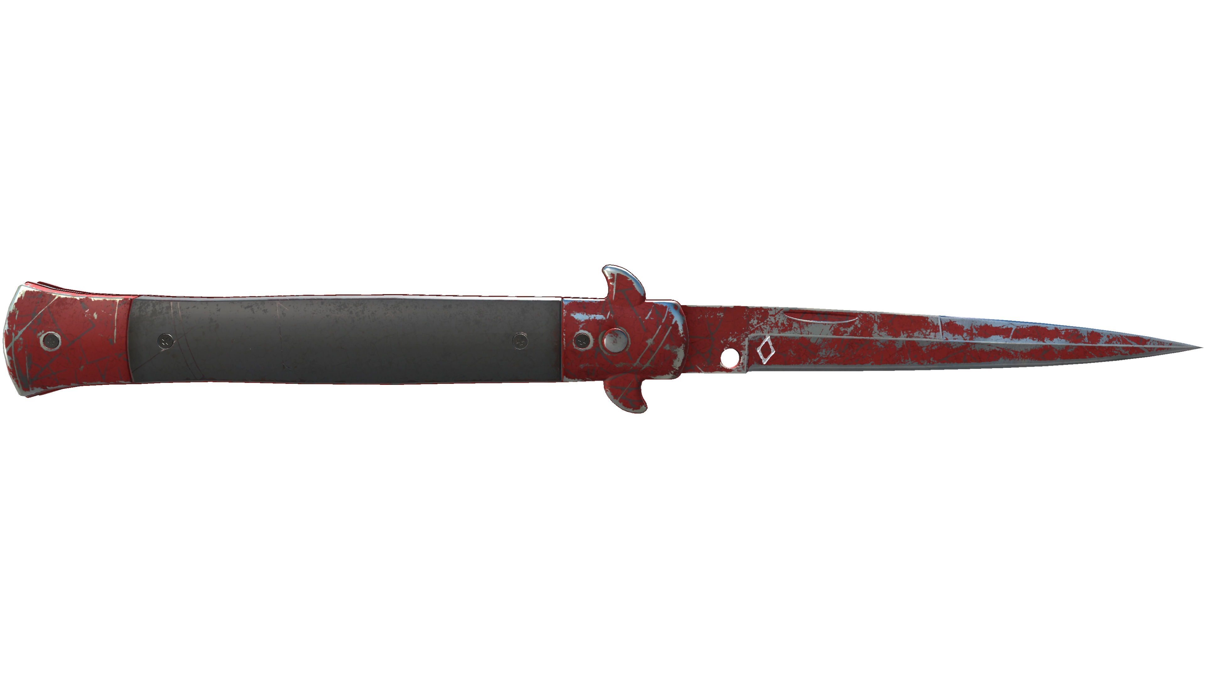 ★ StatTrak™ Stiletto Knife | Crimson Web (Battle-Scarred)