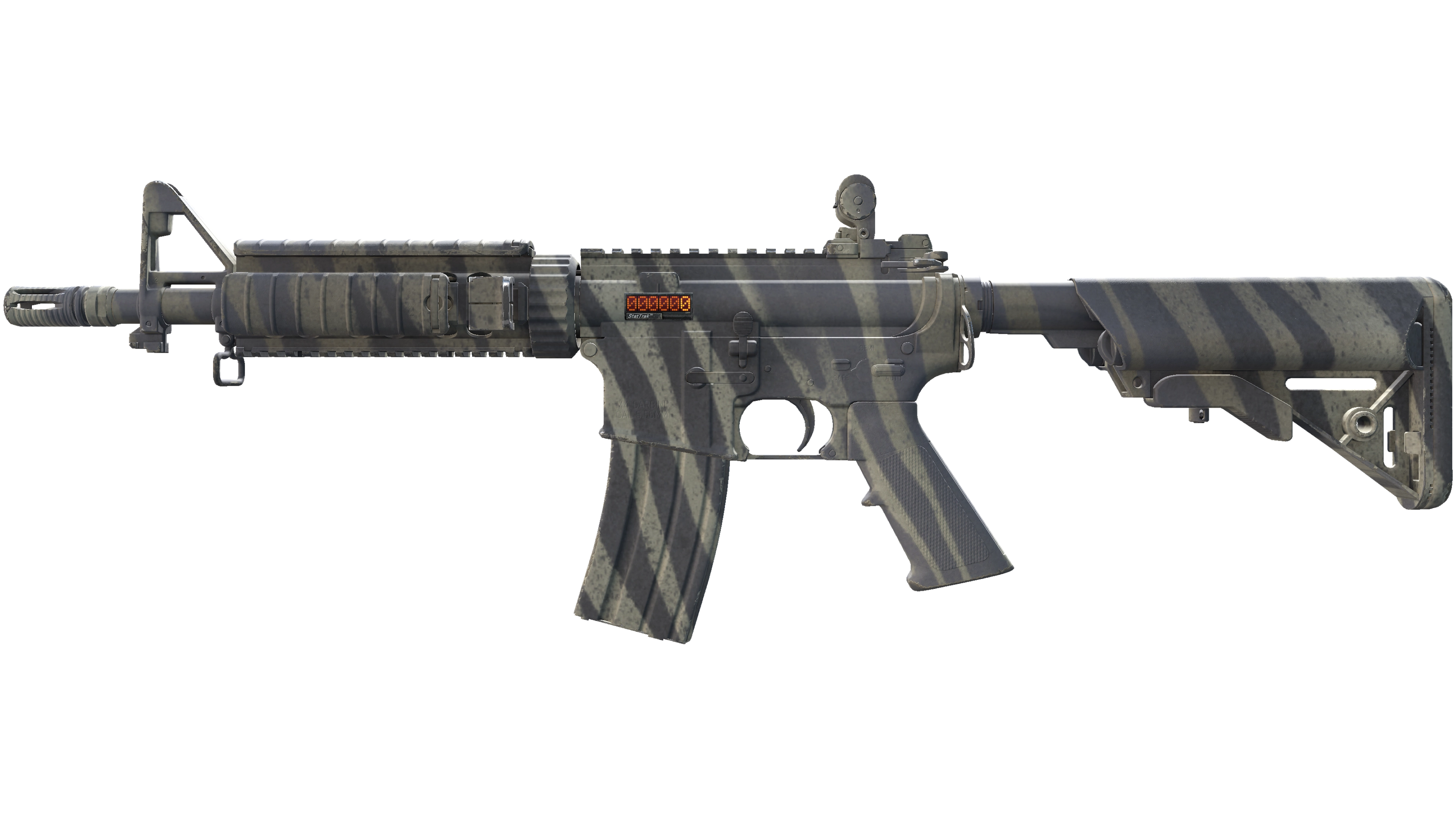 StatTrak™ M4A4 | Faded Zebra (Factory New)