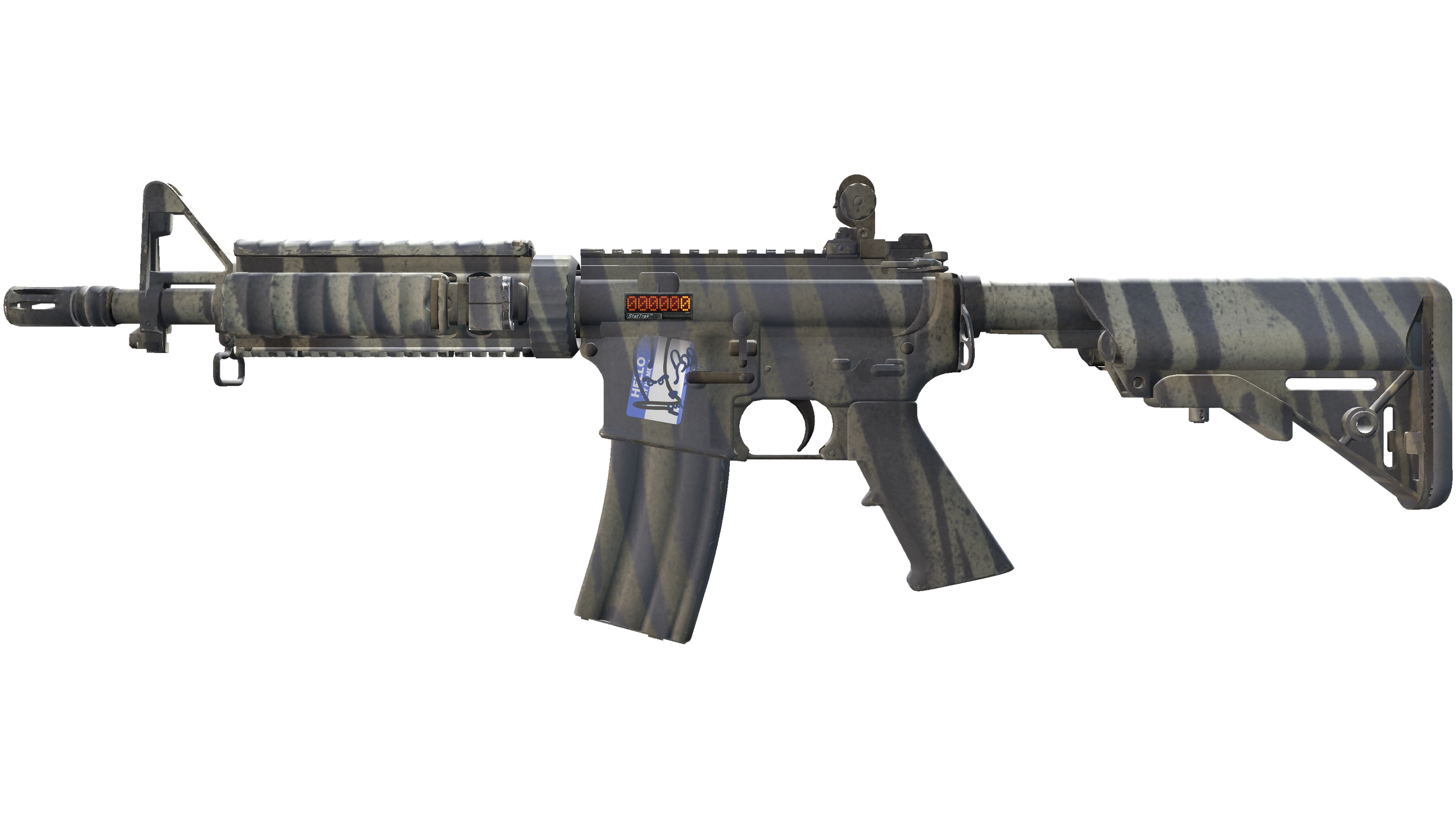 StatTrak™ M4A4 | Faded Zebra (Factory New)