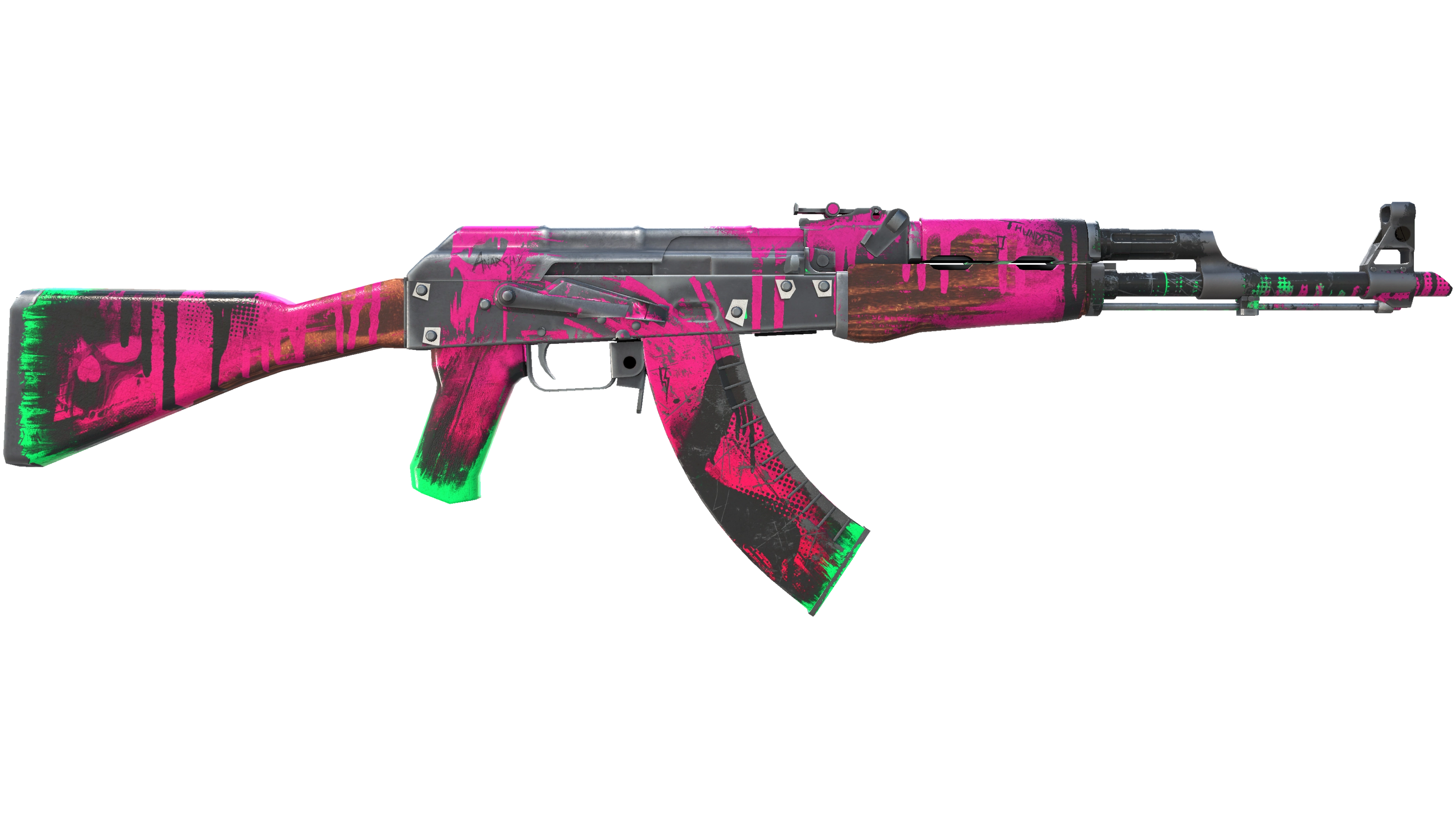 StatTrak™ AK-47 | Neon Revolution (Battle-Scarred) thumbnail