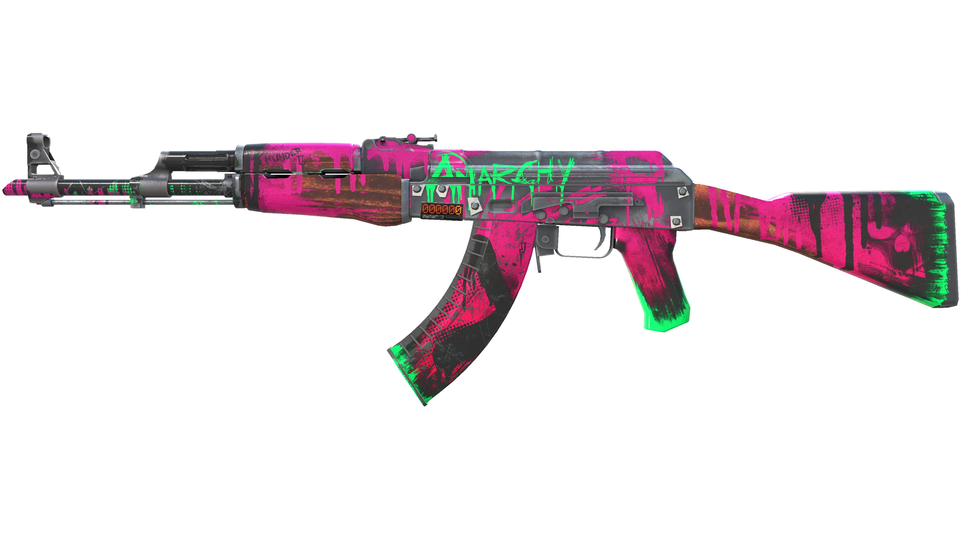 StatTrak™ AK-47 | Neon Revolution (Battle-Scarred)