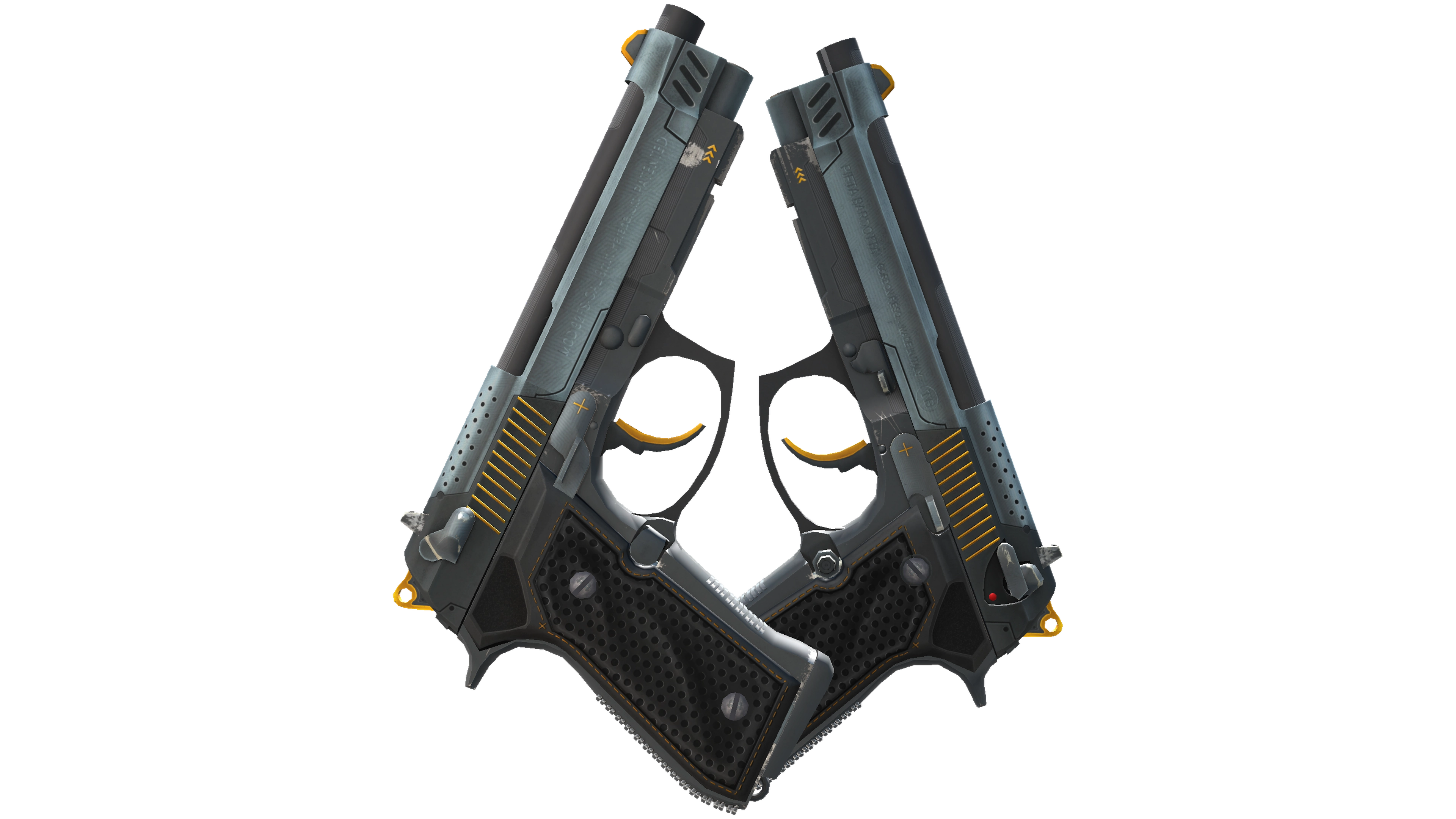Vorschau von StatTrak™ Dual Berettas | Ventilators (Field-Tested)