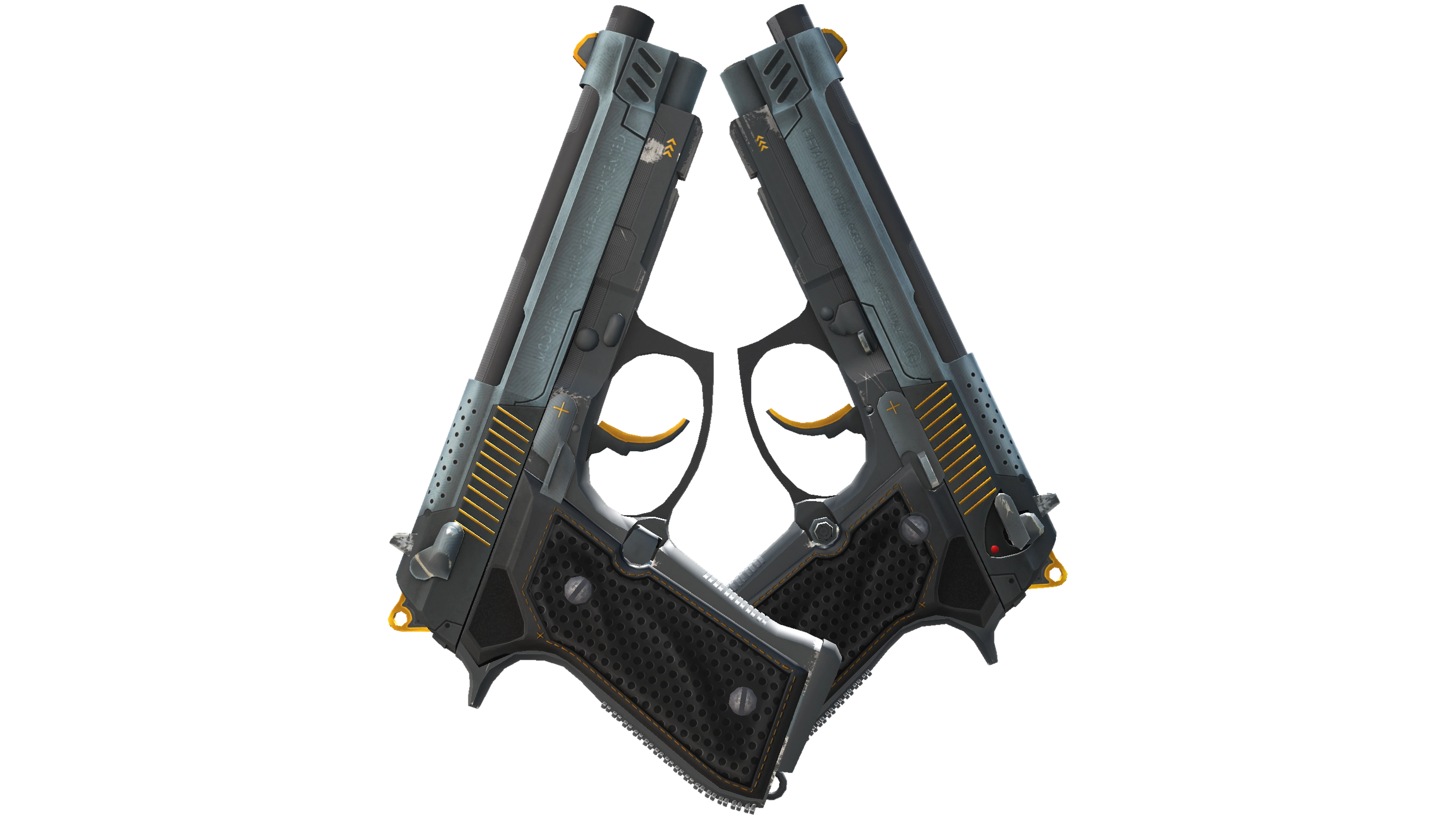 StatTrak™ Dual Berettas | Ventilators (Field-Tested)