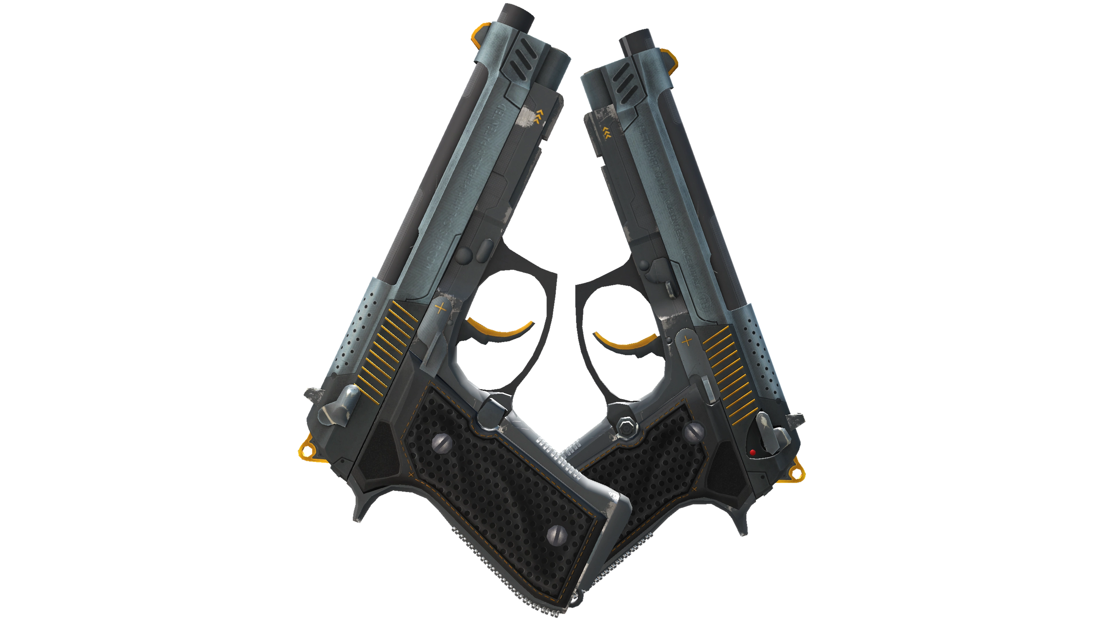 StatTrak™ Dual Berettas | Ventilators (Field-Tested) thumbnail