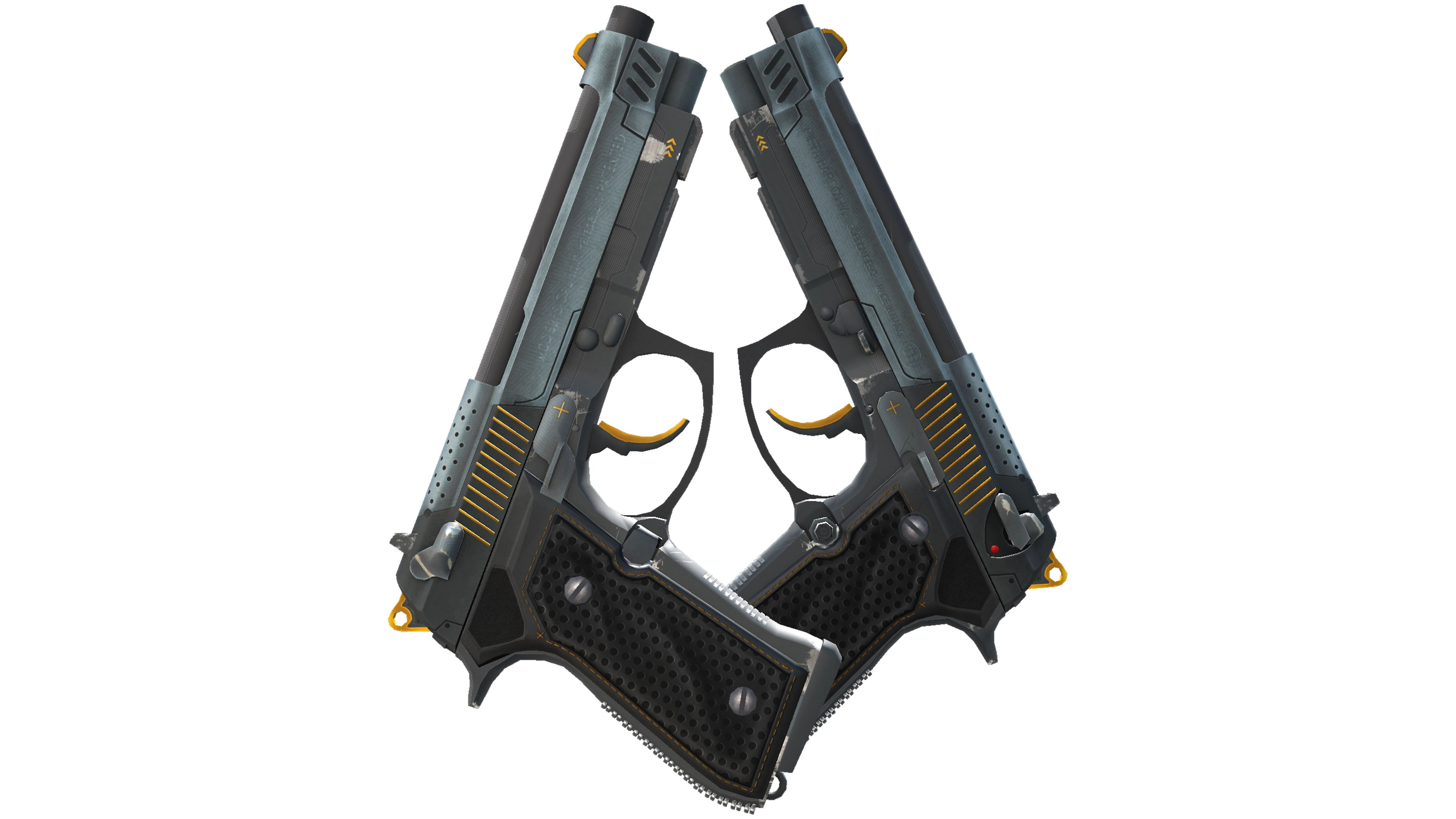 StatTrak™ Dual Berettas | Ventilators (Field-Tested)