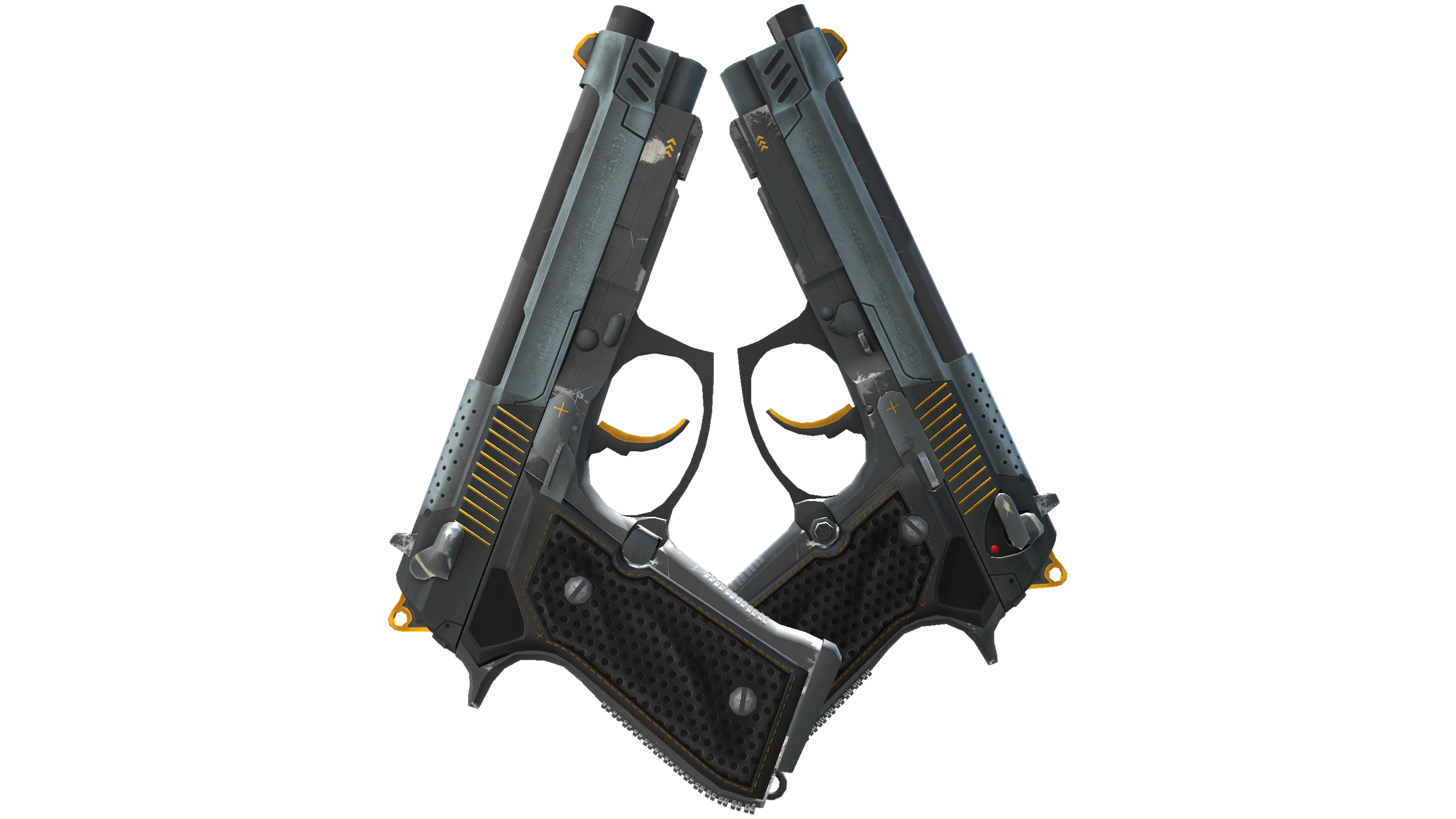 StatTrak™ Dual Berettas | Ventilators (Field-Tested)