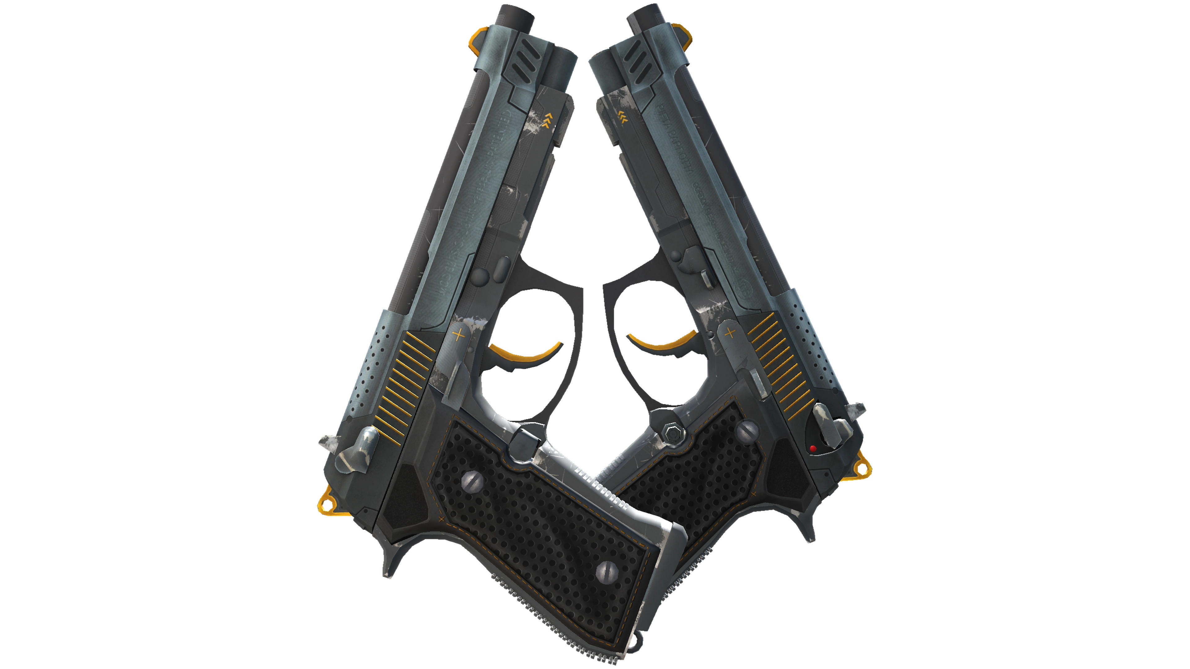 StatTrak™ Dual Berettas | Ventilators (Field-Tested)