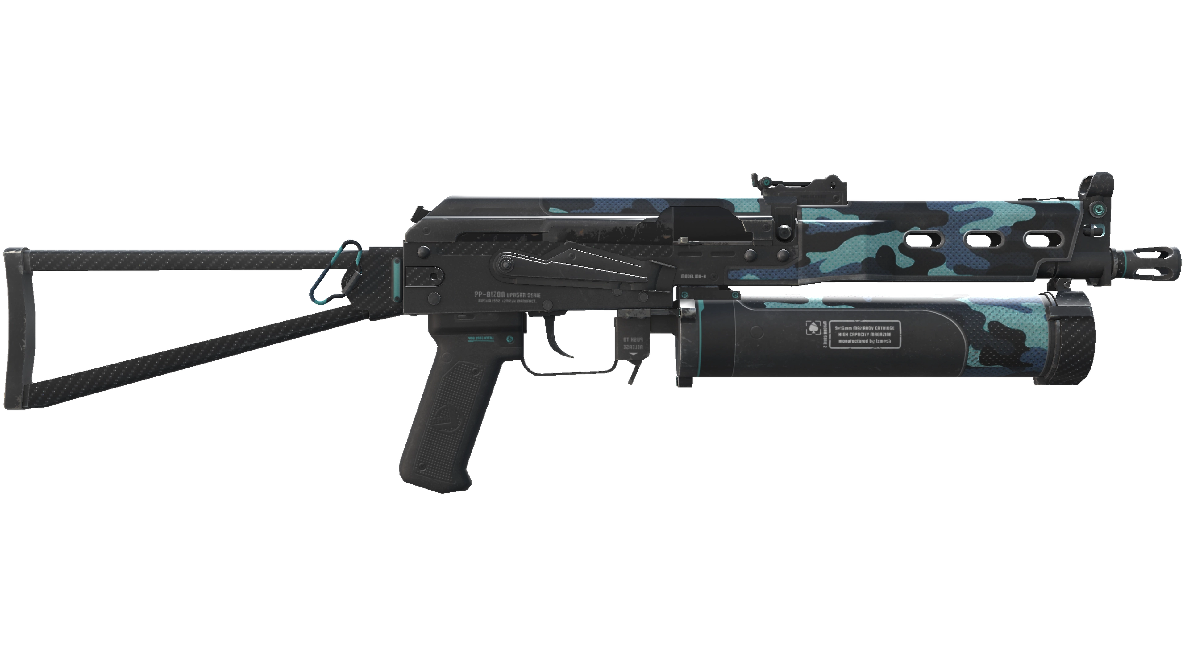Miniatura de StatTrak™ PP-Bizon | Night Riot (Factory New)