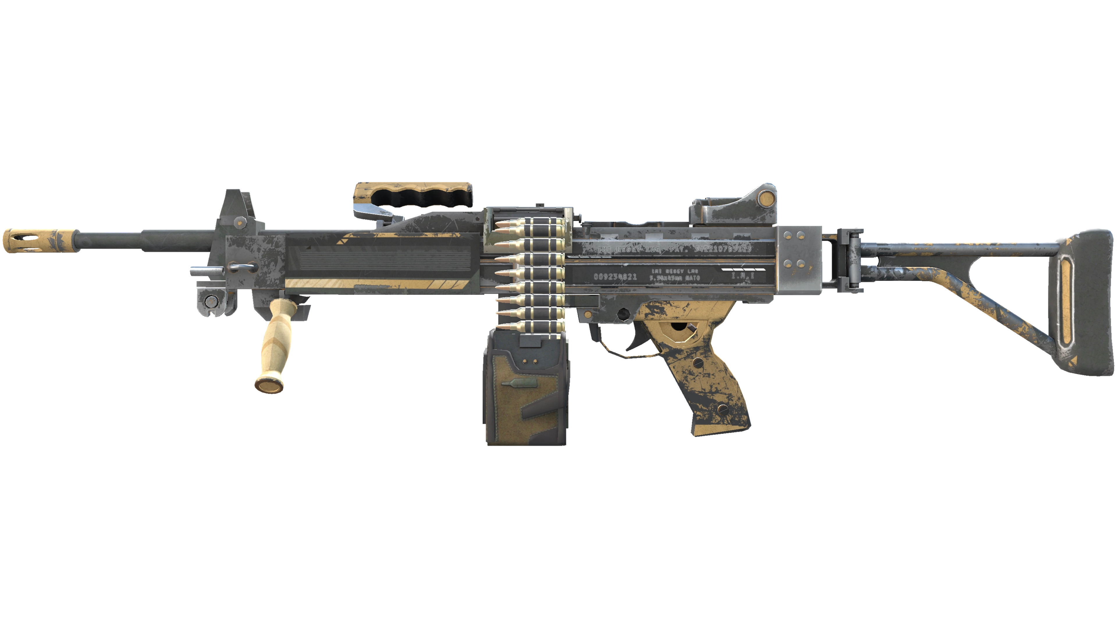 Negev | Desert-Strike (Well-Worn)