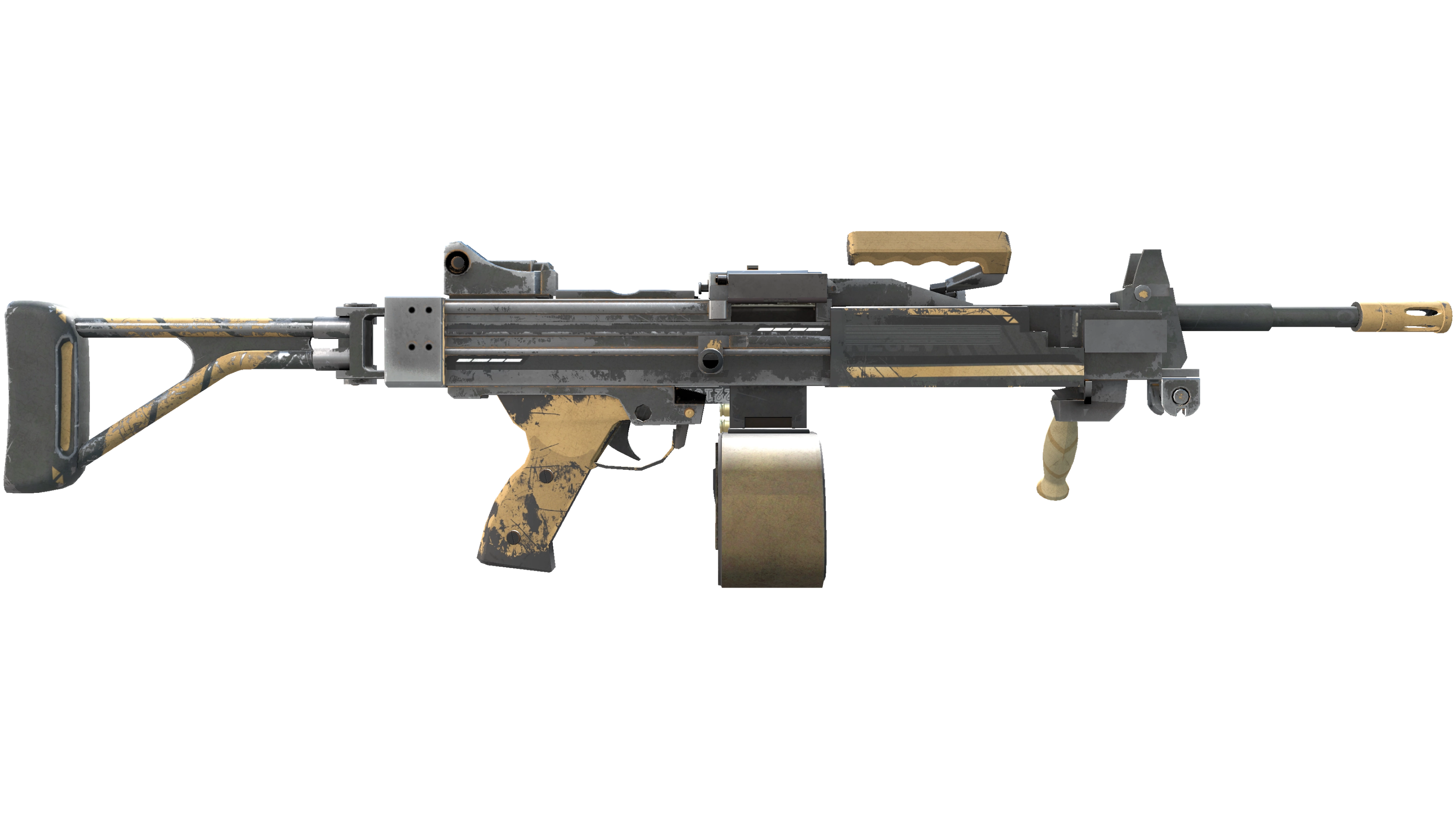 Negev | Desert-Strike (Well-Worn) thumbnail