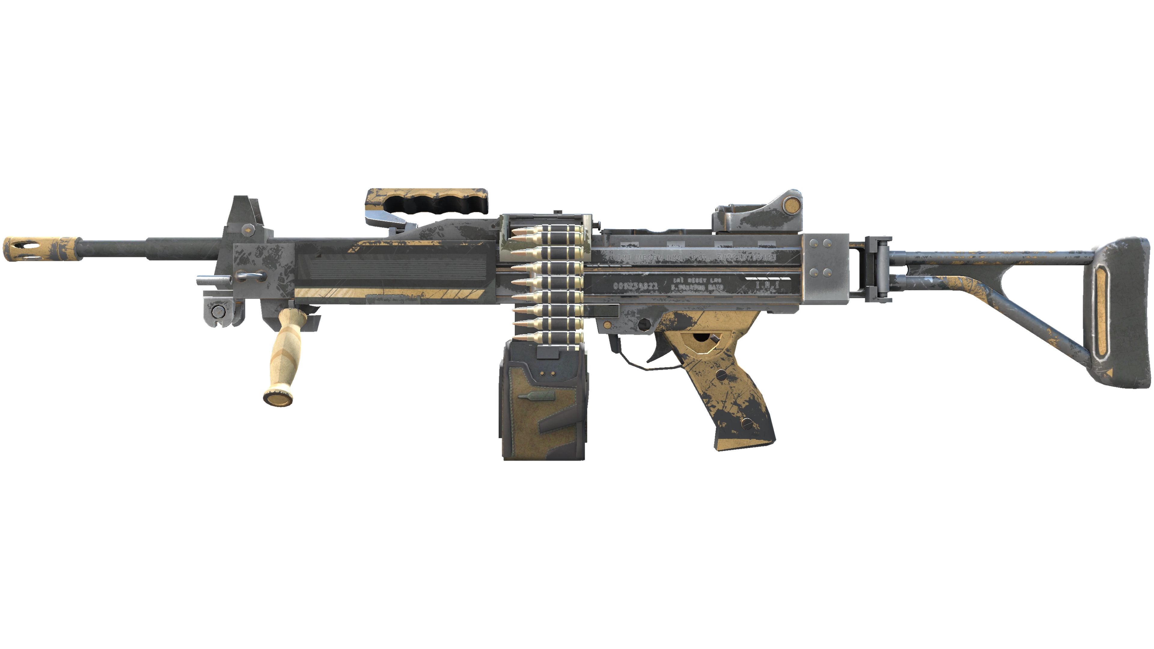 StatTrak™ Negev | Desert-Strike (Battle-Scarred) thumbnail