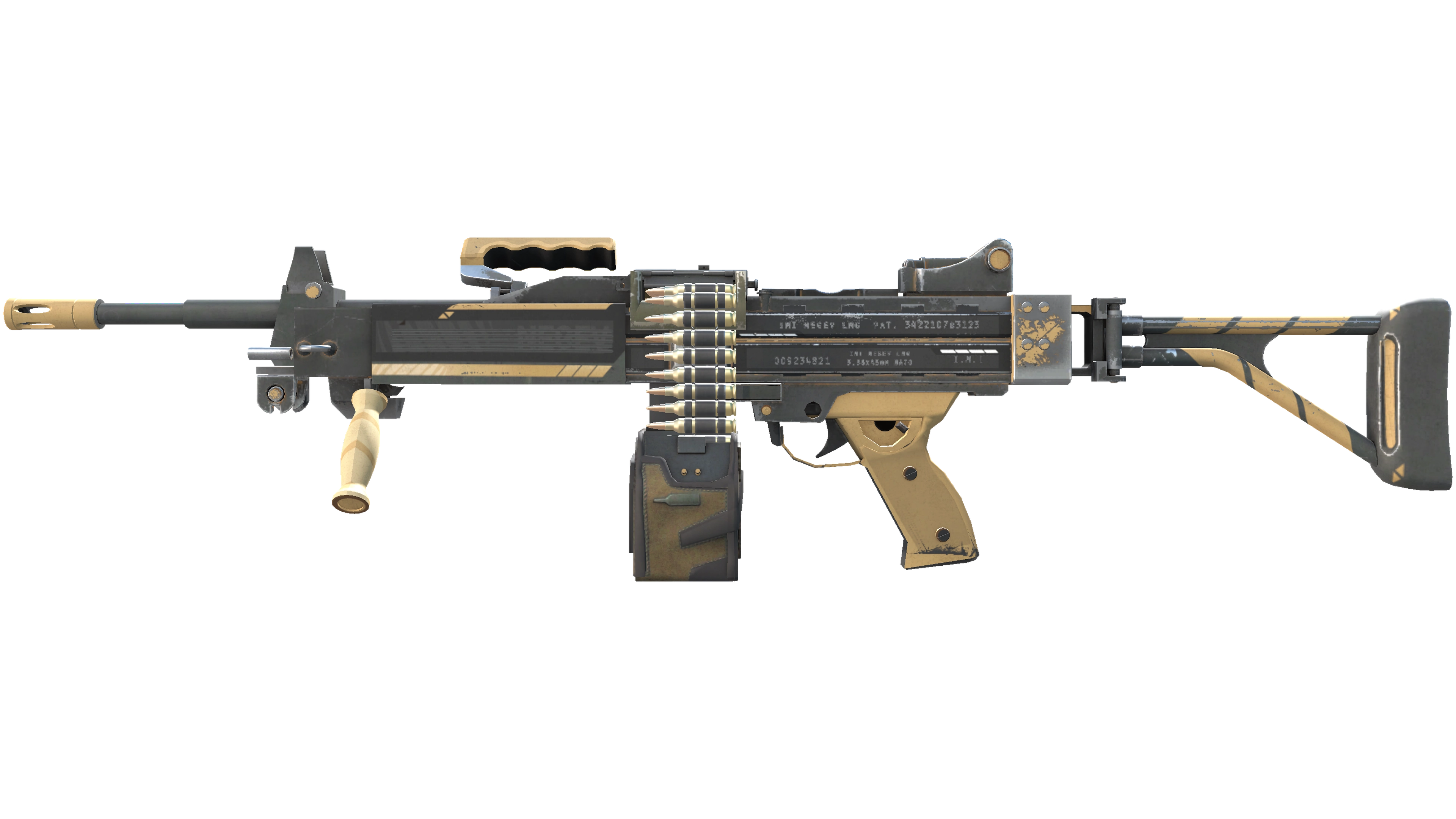 StatTrak™ Negev | Desert-Strike (Field-Tested)
