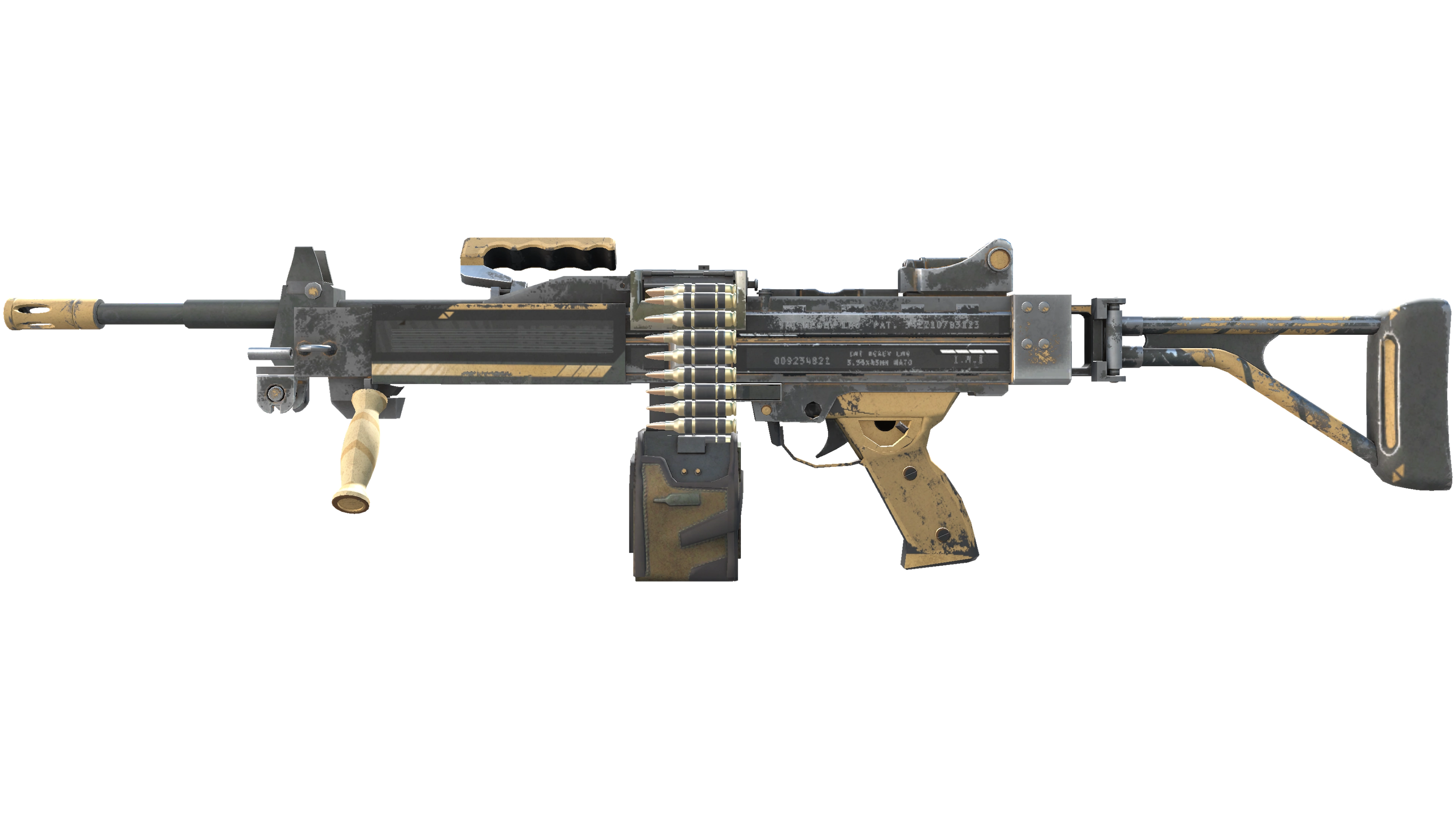 StatTrak™ Negev | Desert-Strike (Field-Tested)