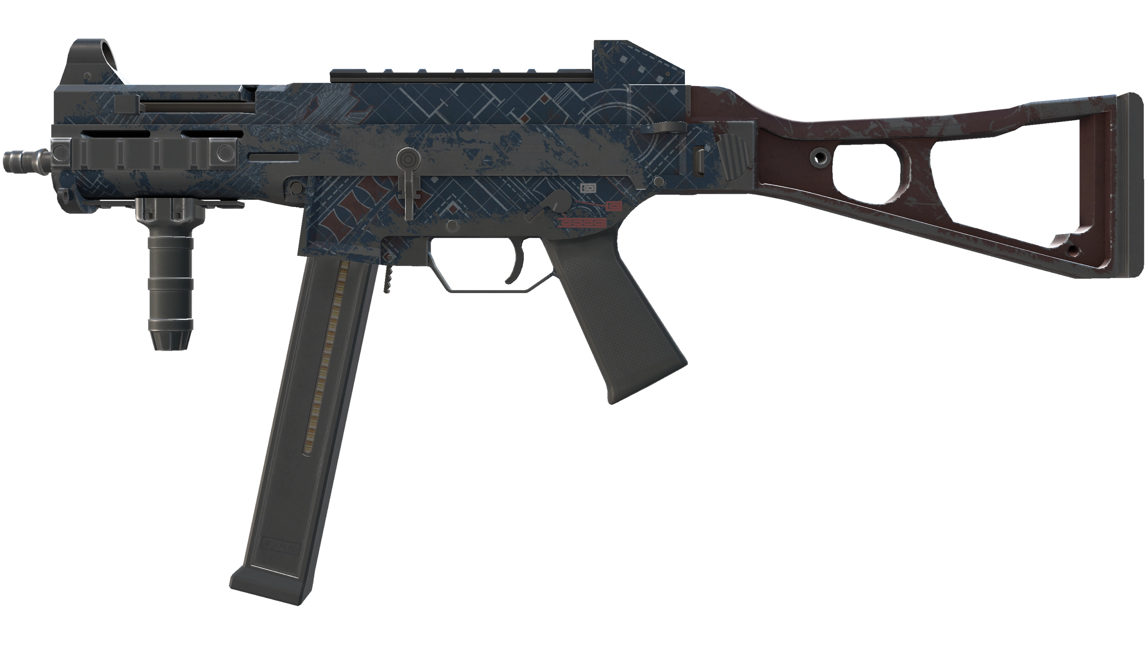 UMP-45 | Facility Dark (Battle-Scarred)