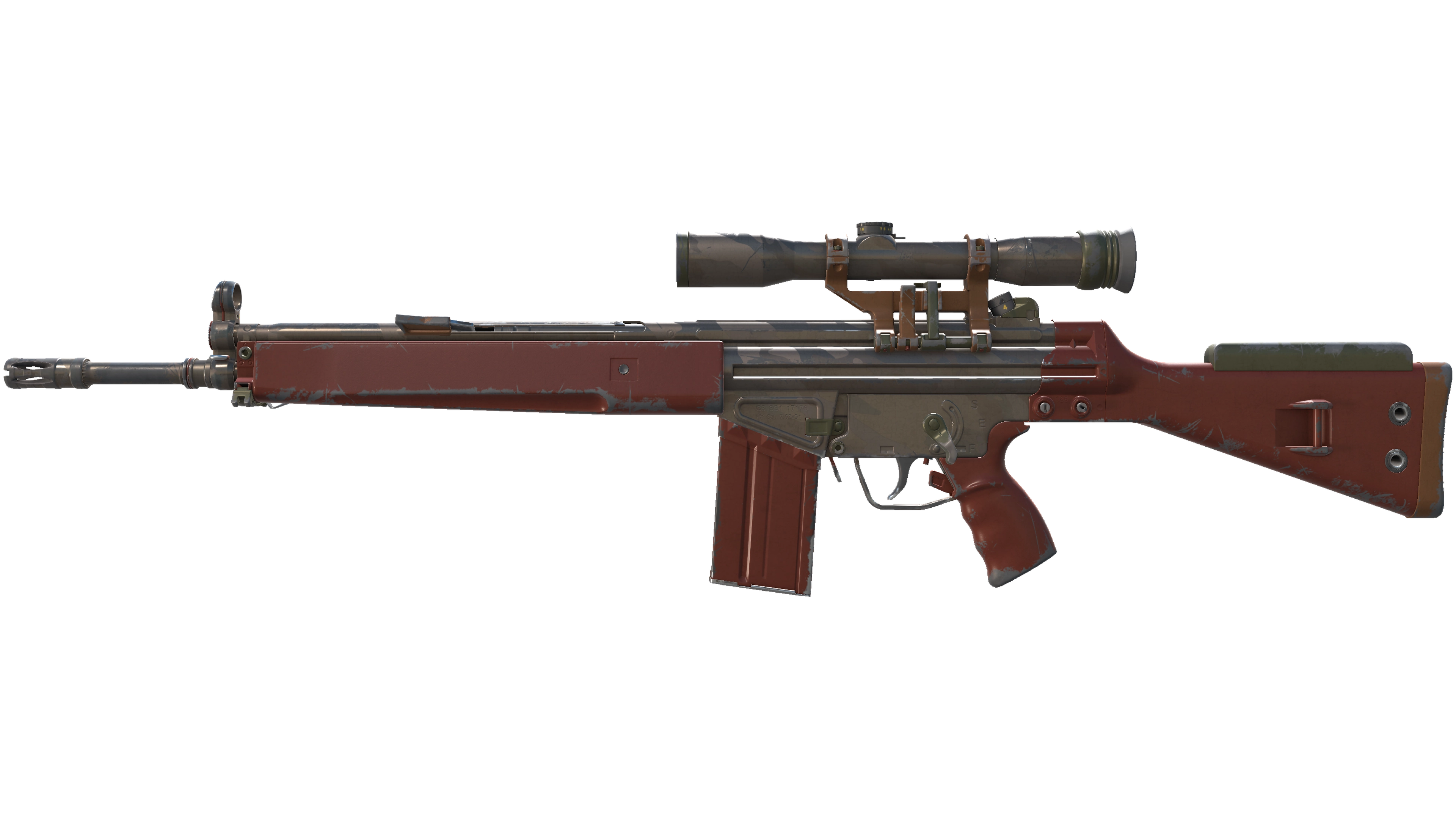 G3SG1 | Red Jasper (Field-Tested)