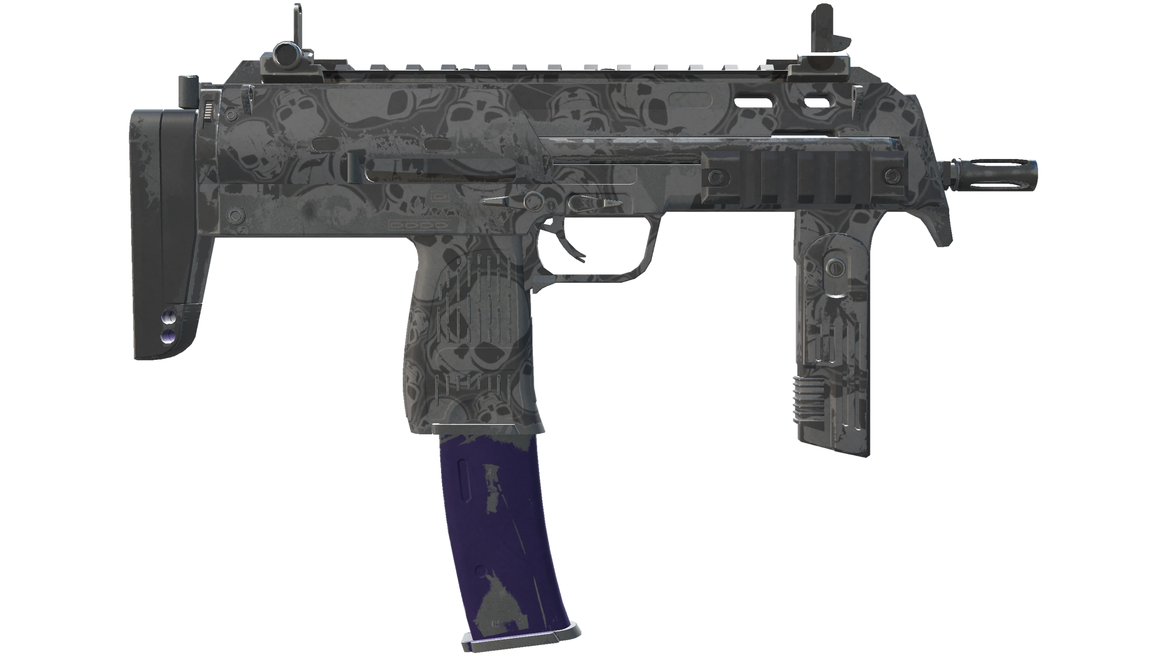 Миниатюра StatTrak™ MP7 | Skulls (Field-Tested)