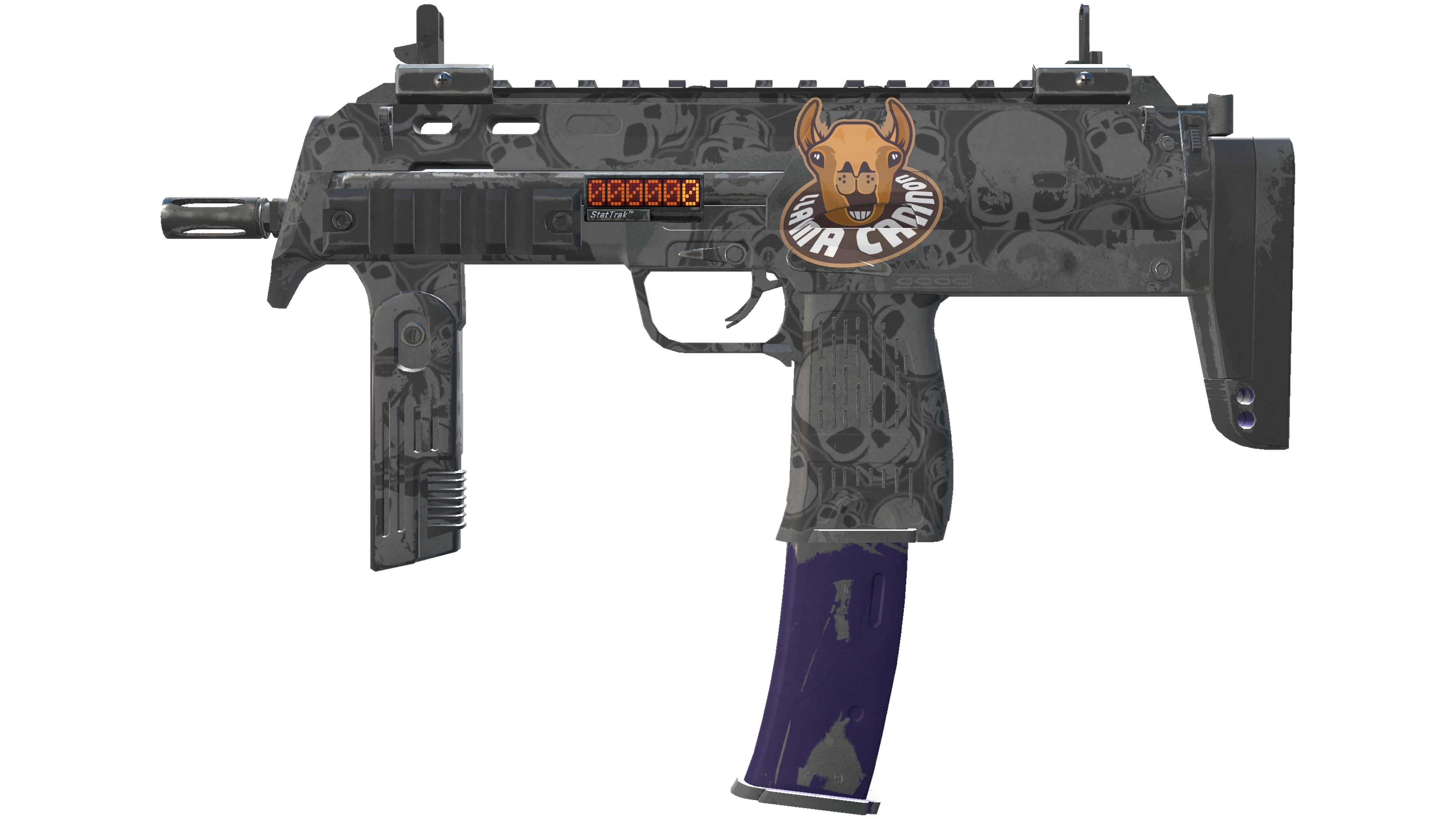 Миниатюра StatTrak™ MP7 | Skulls (Field-Tested)