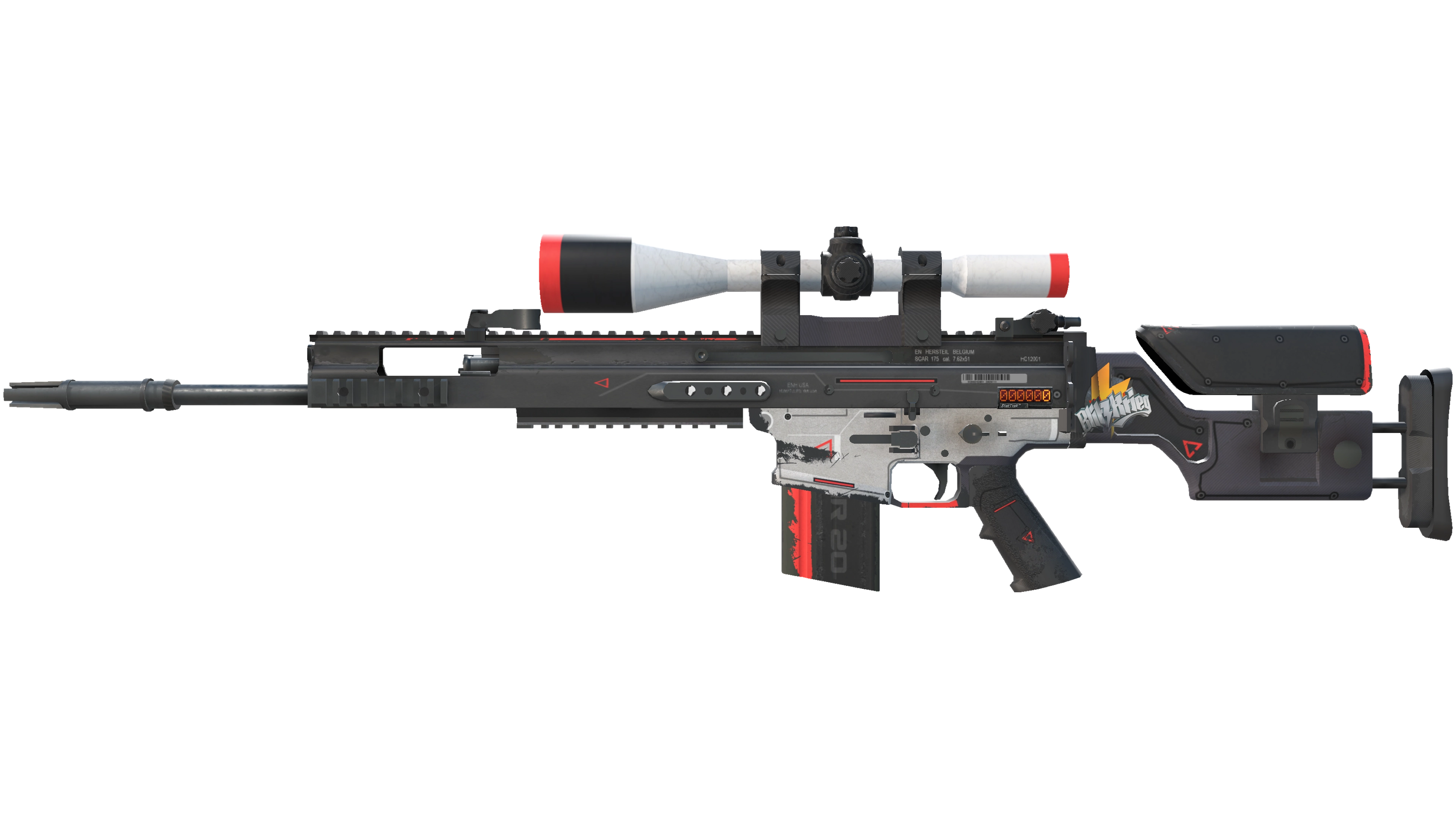 StatTrak™ SCAR-20 | Cyrex (Minimal Wear)