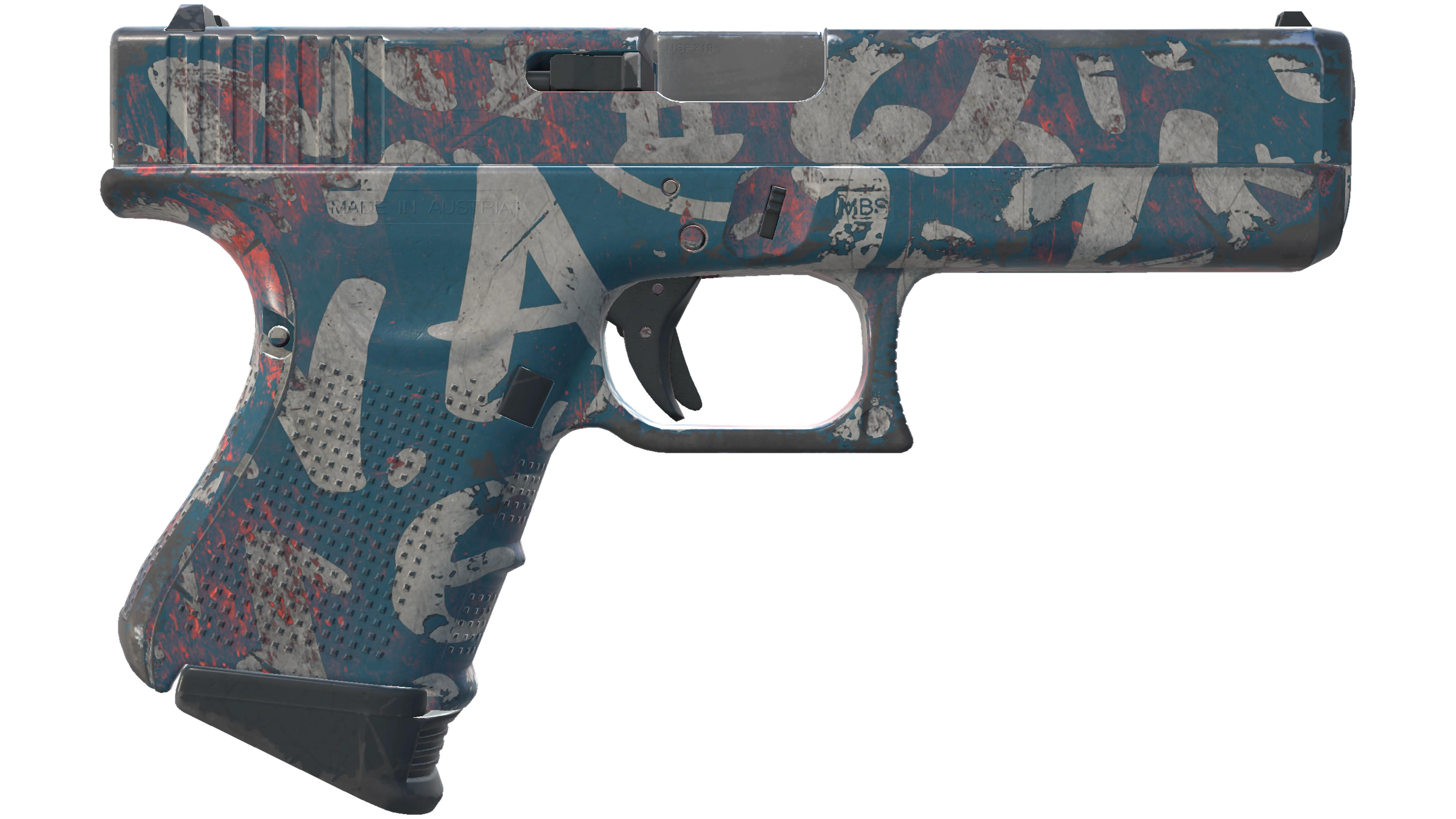 Glock-18 | Teal Graf (Field-Tested) thumbnail