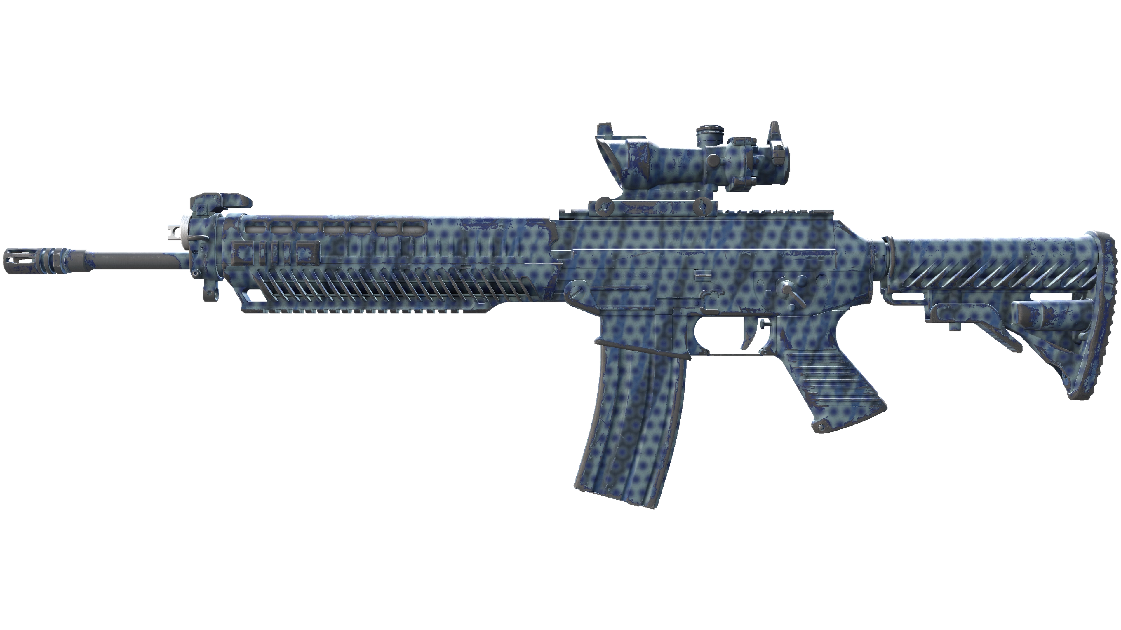 SG 553 | Waves Perforated (Field-Tested)