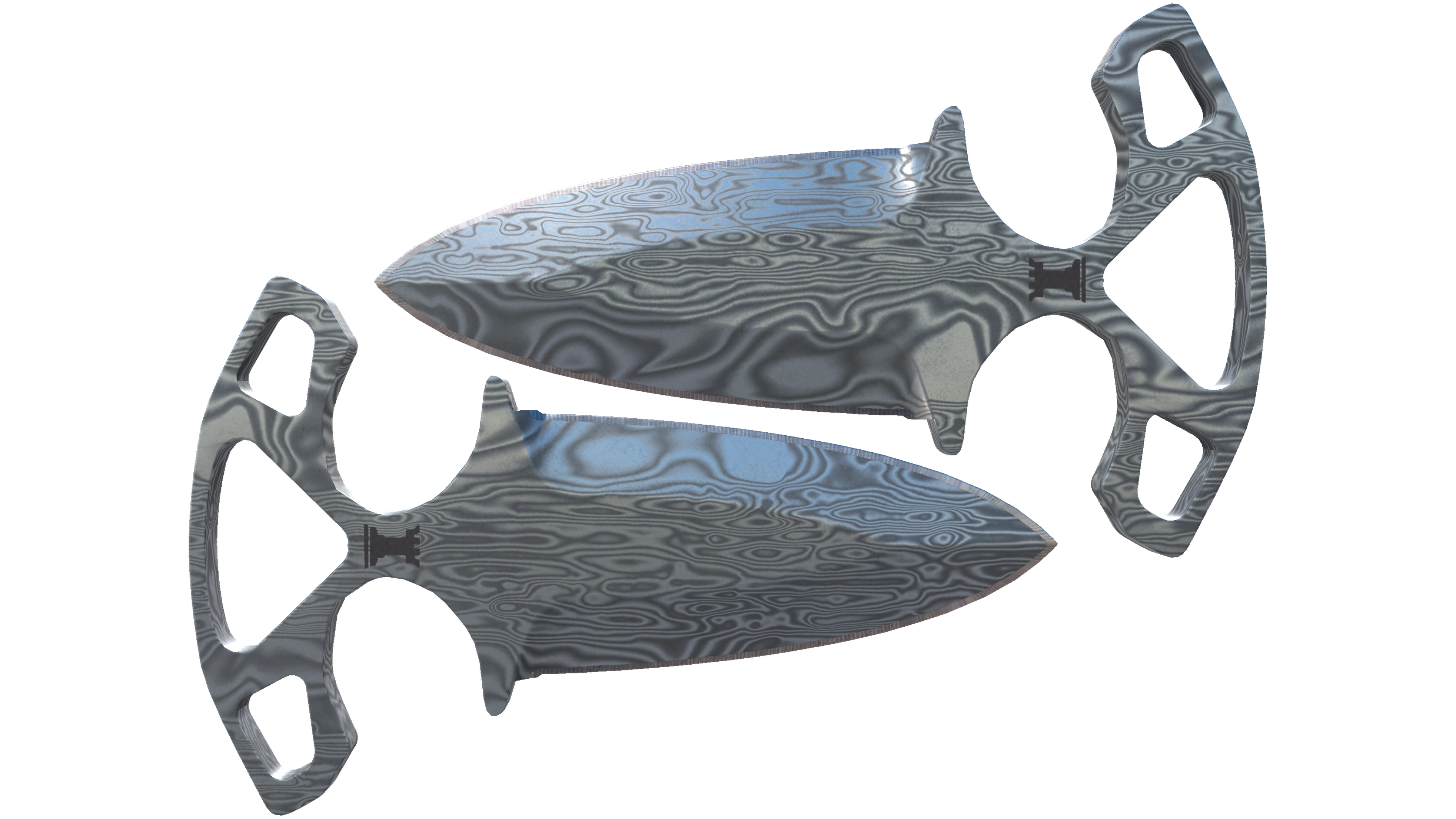 ★ Shadow Daggers | Damascus Steel (Field-Tested)
