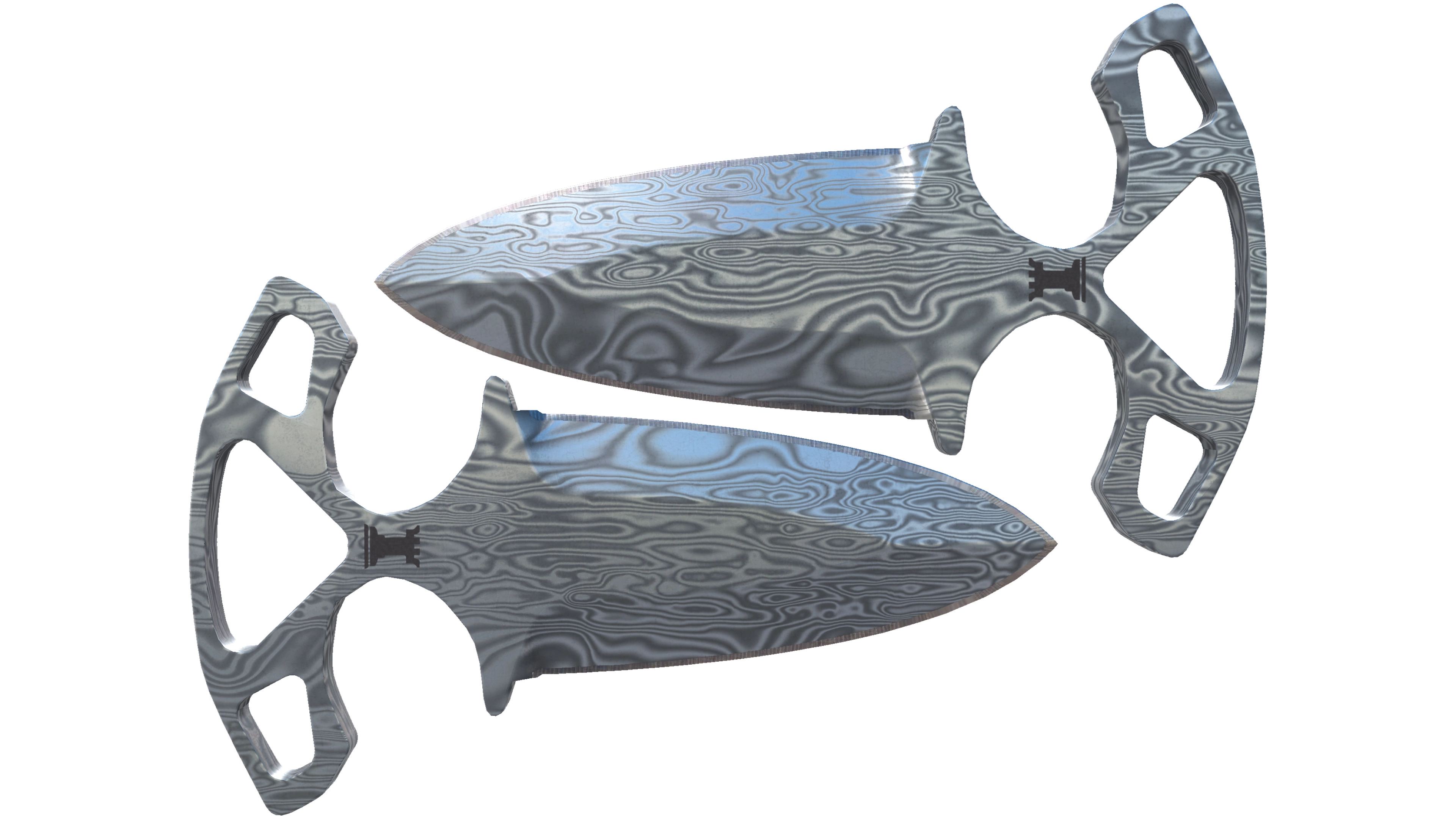 ★ Shadow Daggers | Damascus Steel (Field-Tested)