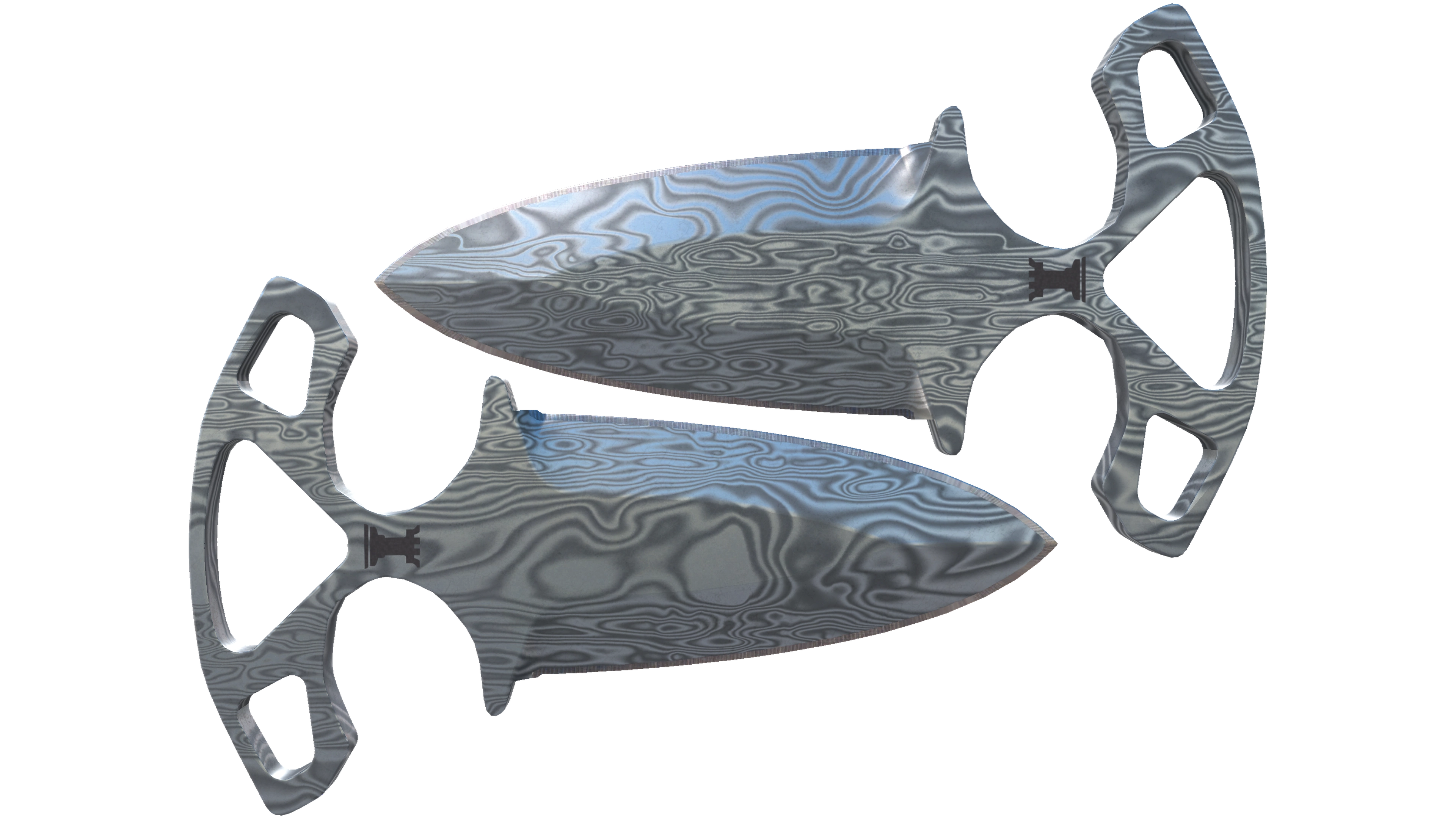 ★ Shadow Daggers | Damascus Steel (Field-Tested)
