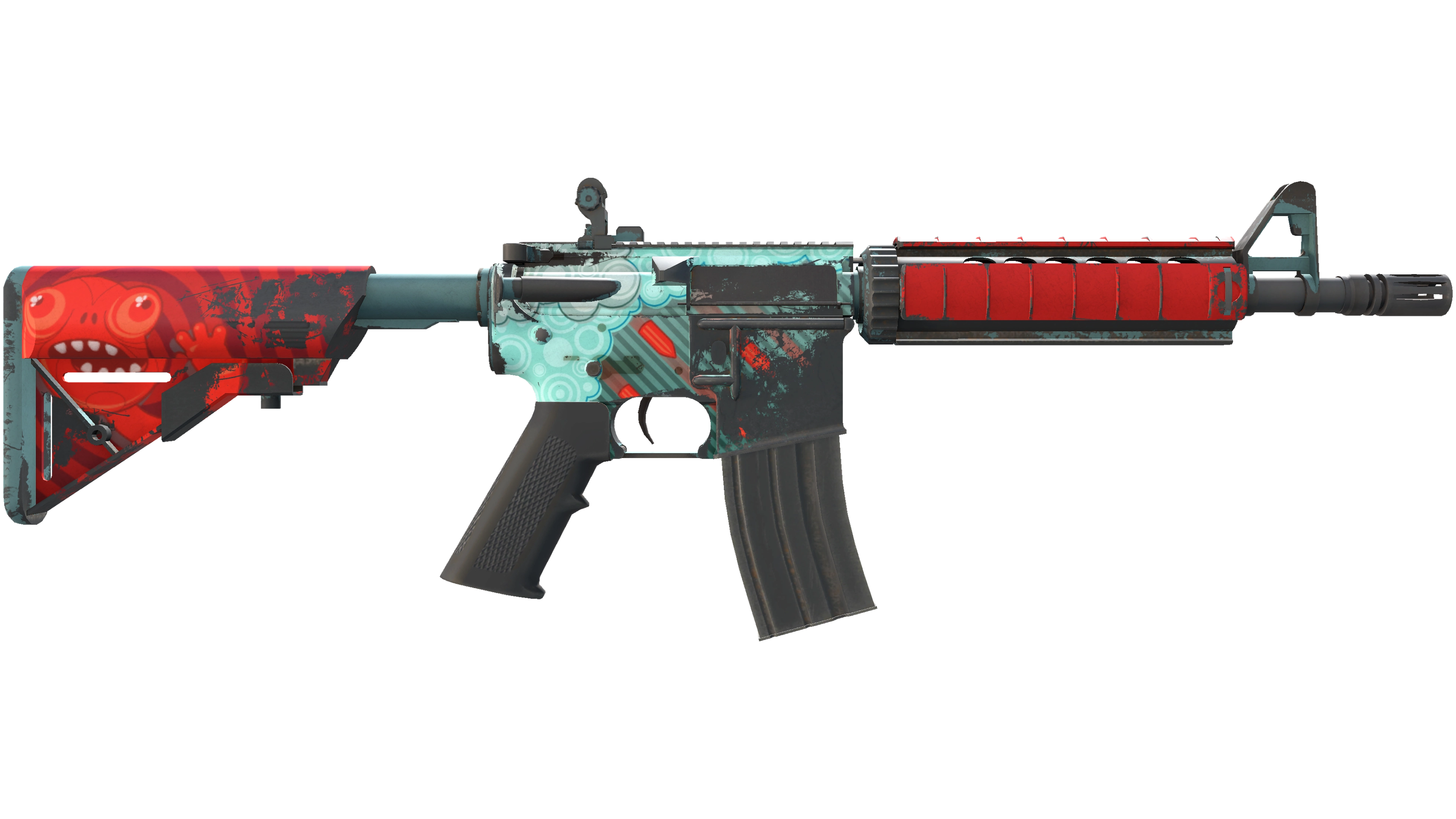 صورة مصغرة لـ StatTrak™ M4A4 | Bullet Rain (Field-Tested)