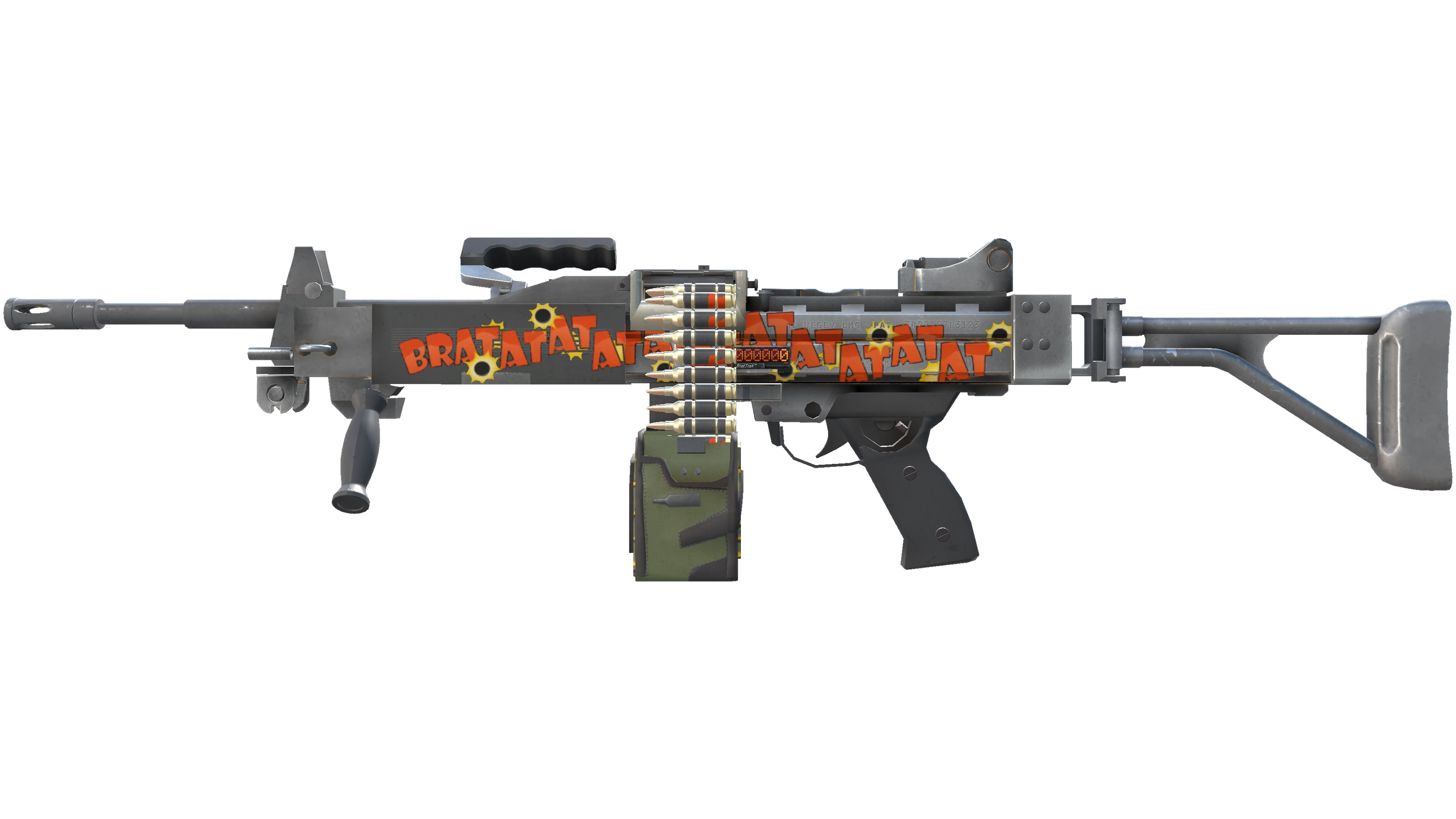 StatTrak™ Negev | Bratatat (Factory New)