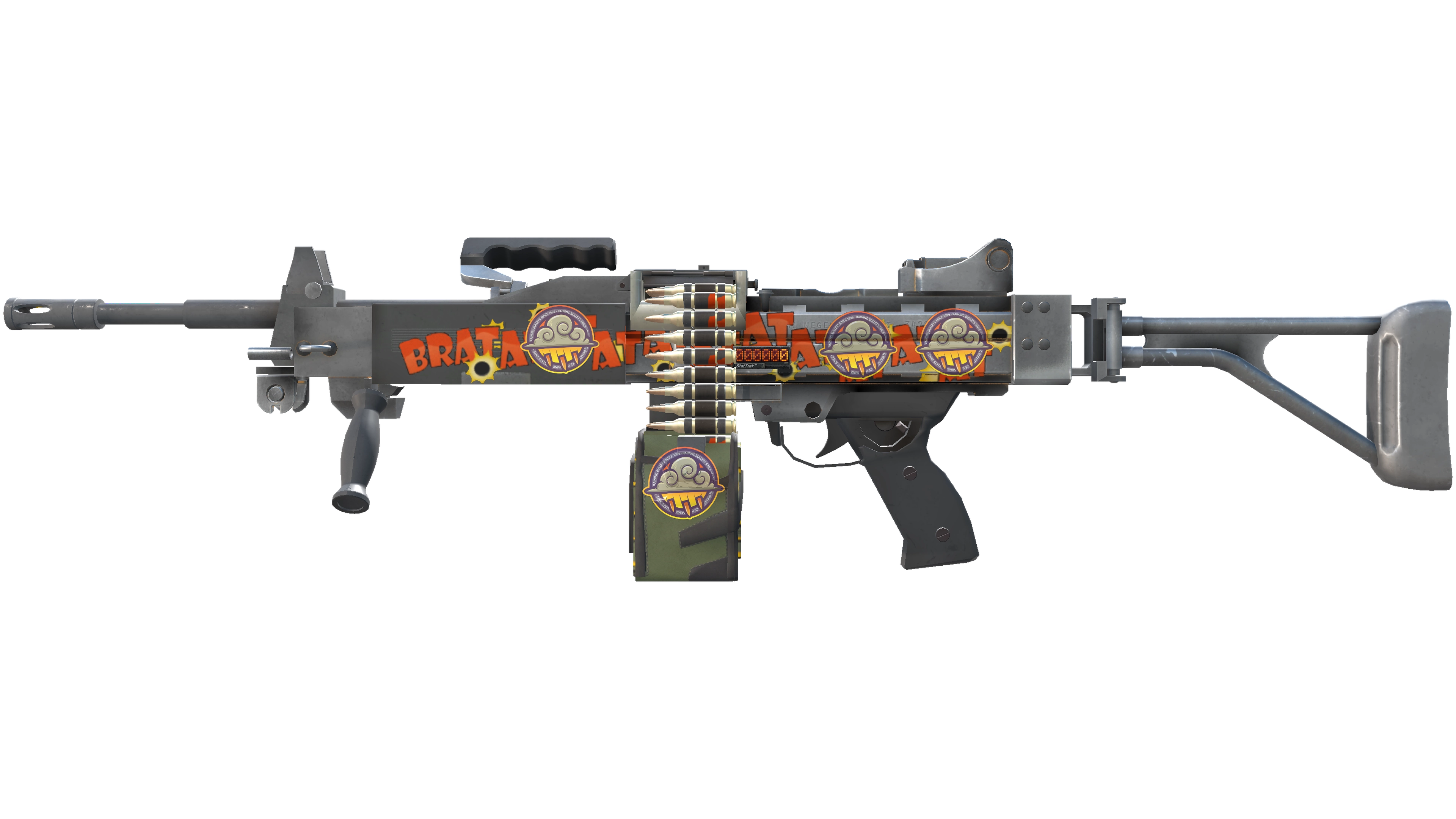StatTrak™ Negev | Bratatat (Factory New)