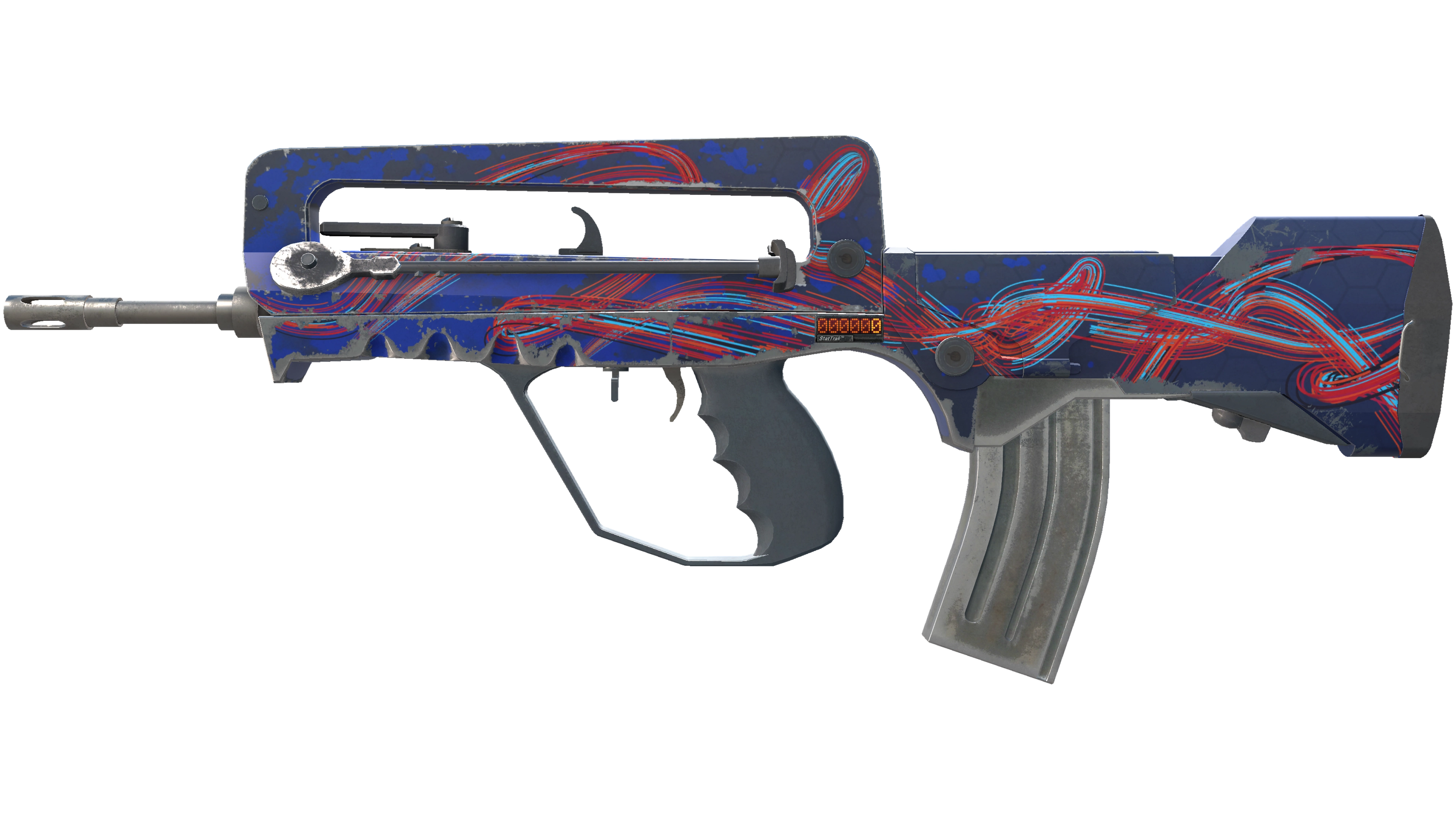 StatTrak™ FAMAS | Afterimage (Field-Tested)