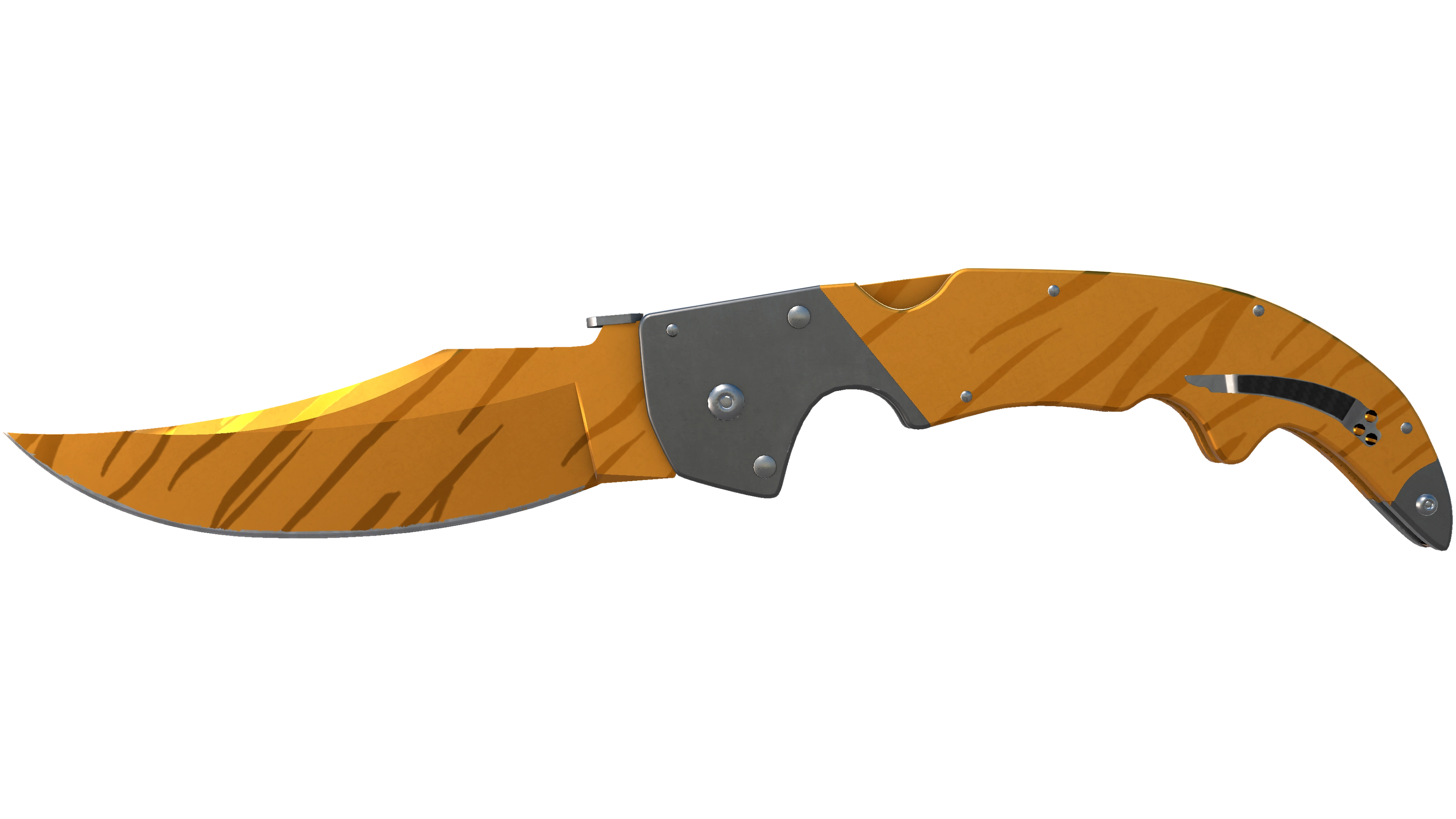 Miniature de ★ StatTrak™ Falchion Knife | Tiger Tooth (Factory New)